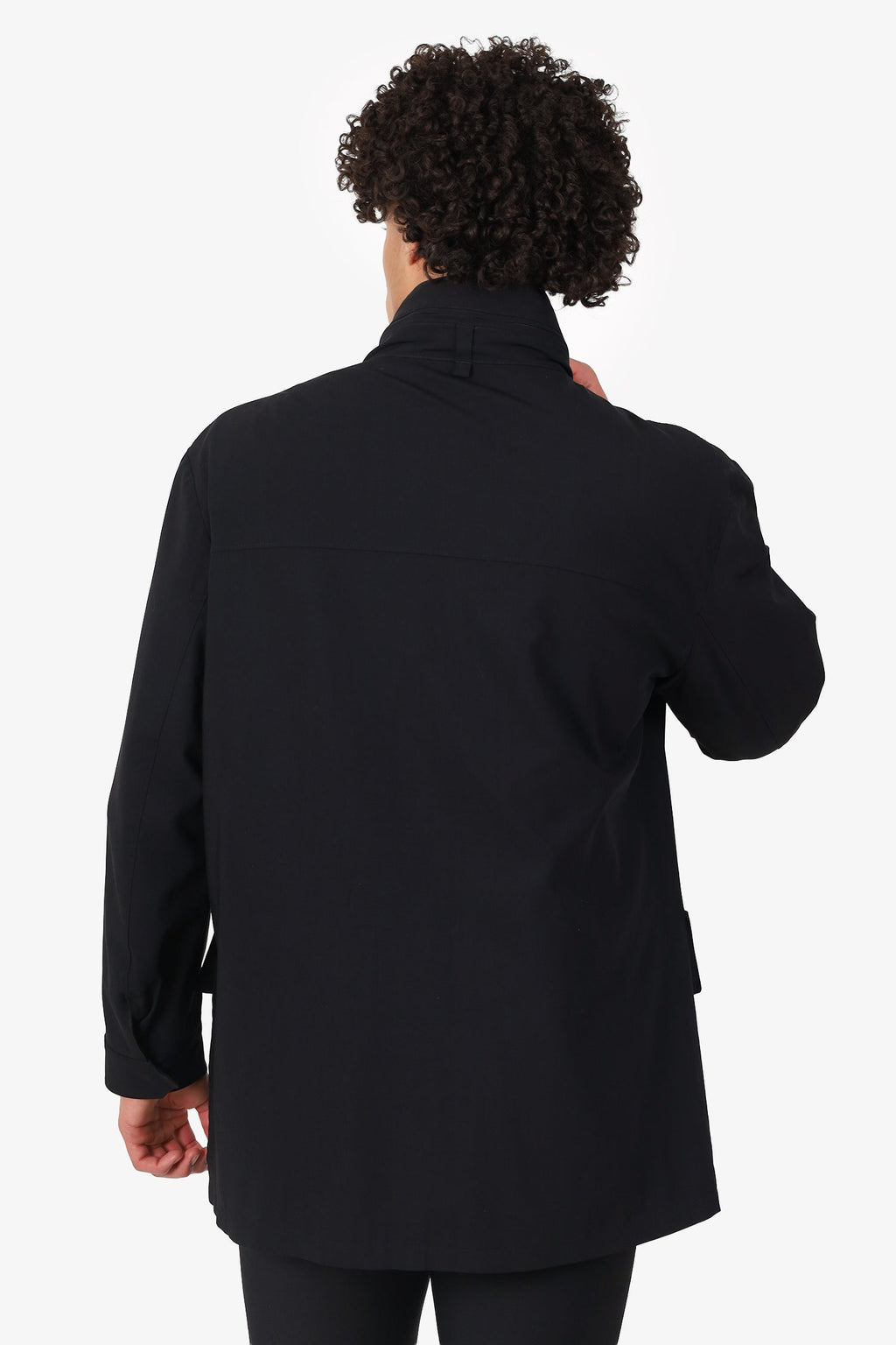 Allegri Black Zip-Up Jacket Size 52 Mens