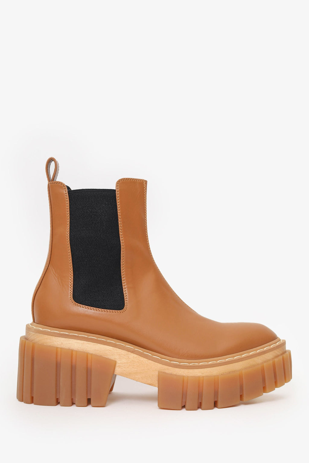 Stella McCartney Brown Emilie Chelsea Boots Size 40