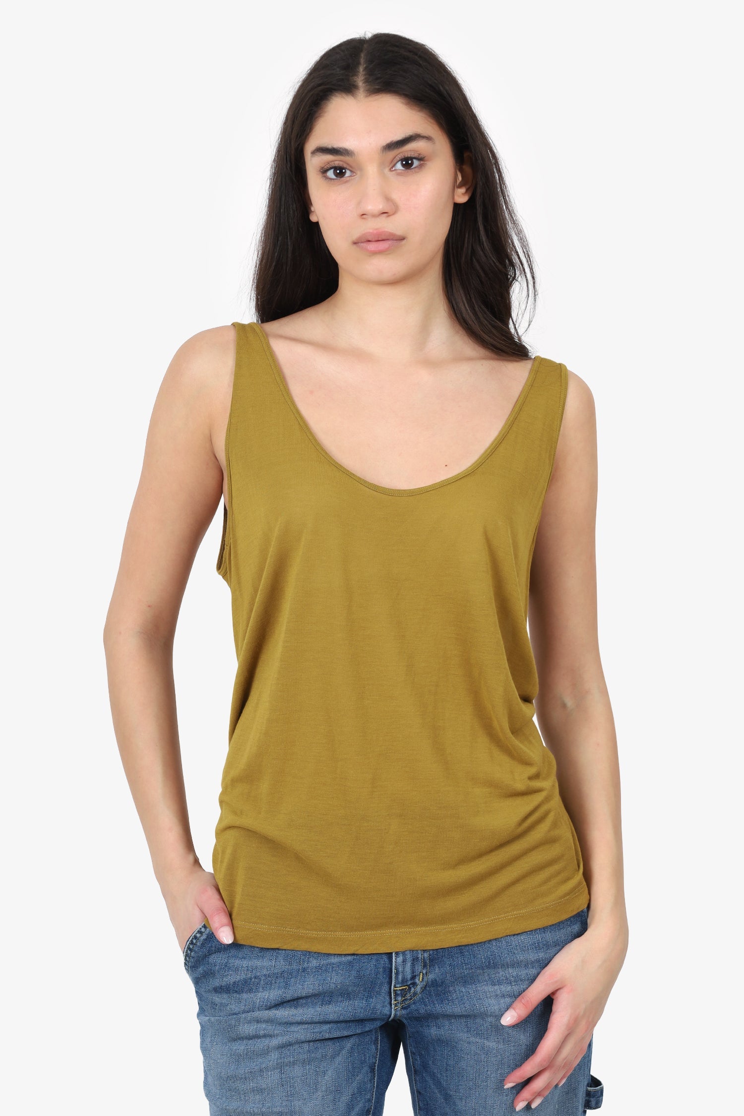 Rick Owens SS22 Sulphate Simple Tank Top Size 40