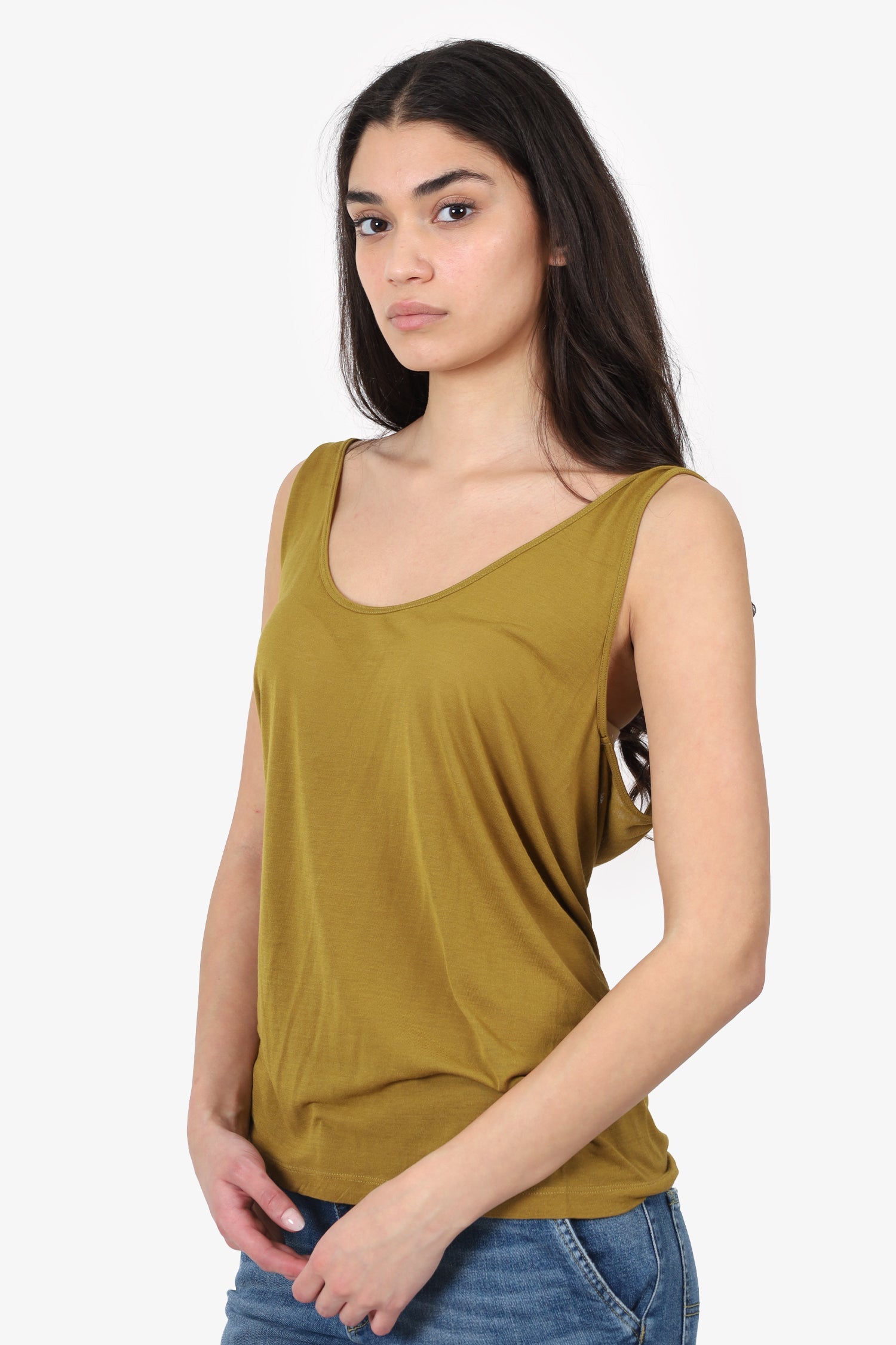 Rick Owens SS22 Sulphate Simple Tank Top Size 40