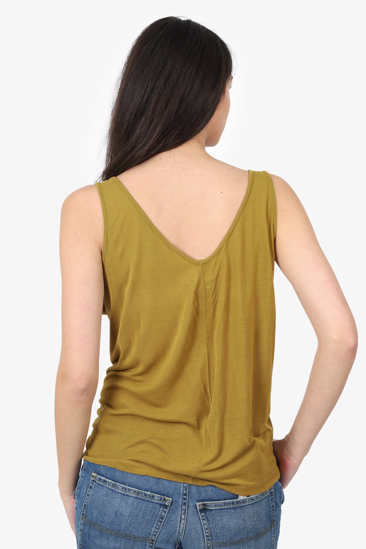 Rick Owens SS22 Sulphate Simple Tank Top Size 40