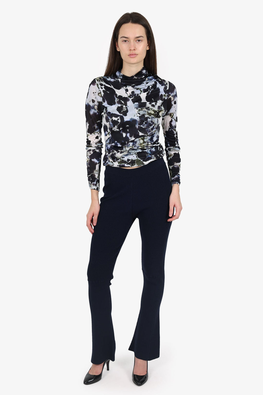 Jacquemus Navy 'Le Pantalon Baunhila' Trousers Size 38