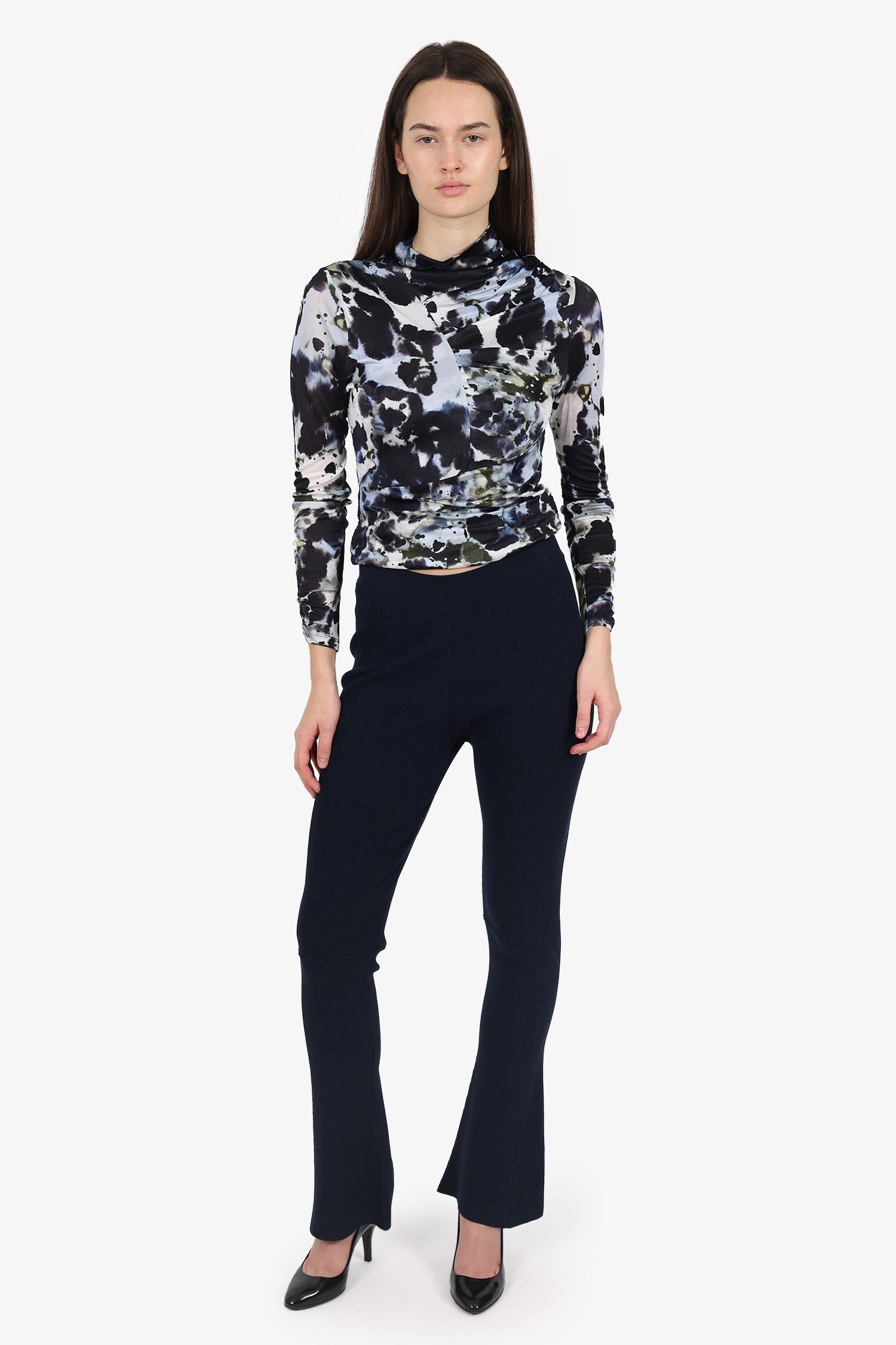 Jacquemus Navy 'Le Pantalon Baunhila' Trousers Size 38