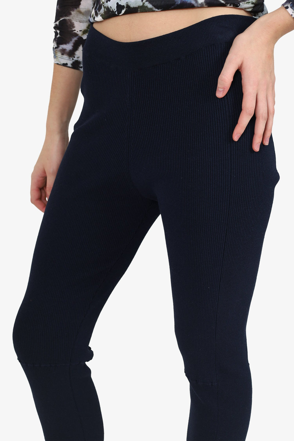 Jacquemus Navy 'Le Pantalon Baunhila' Trousers Size 38