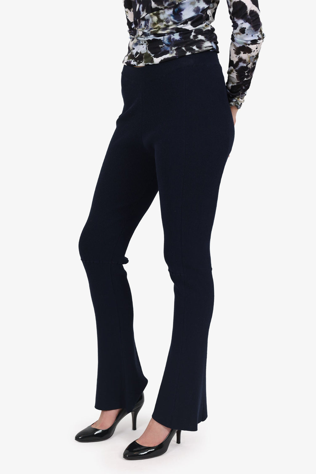 Jacquemus Navy 'Le Pantalon Baunhila' Trousers Size 40