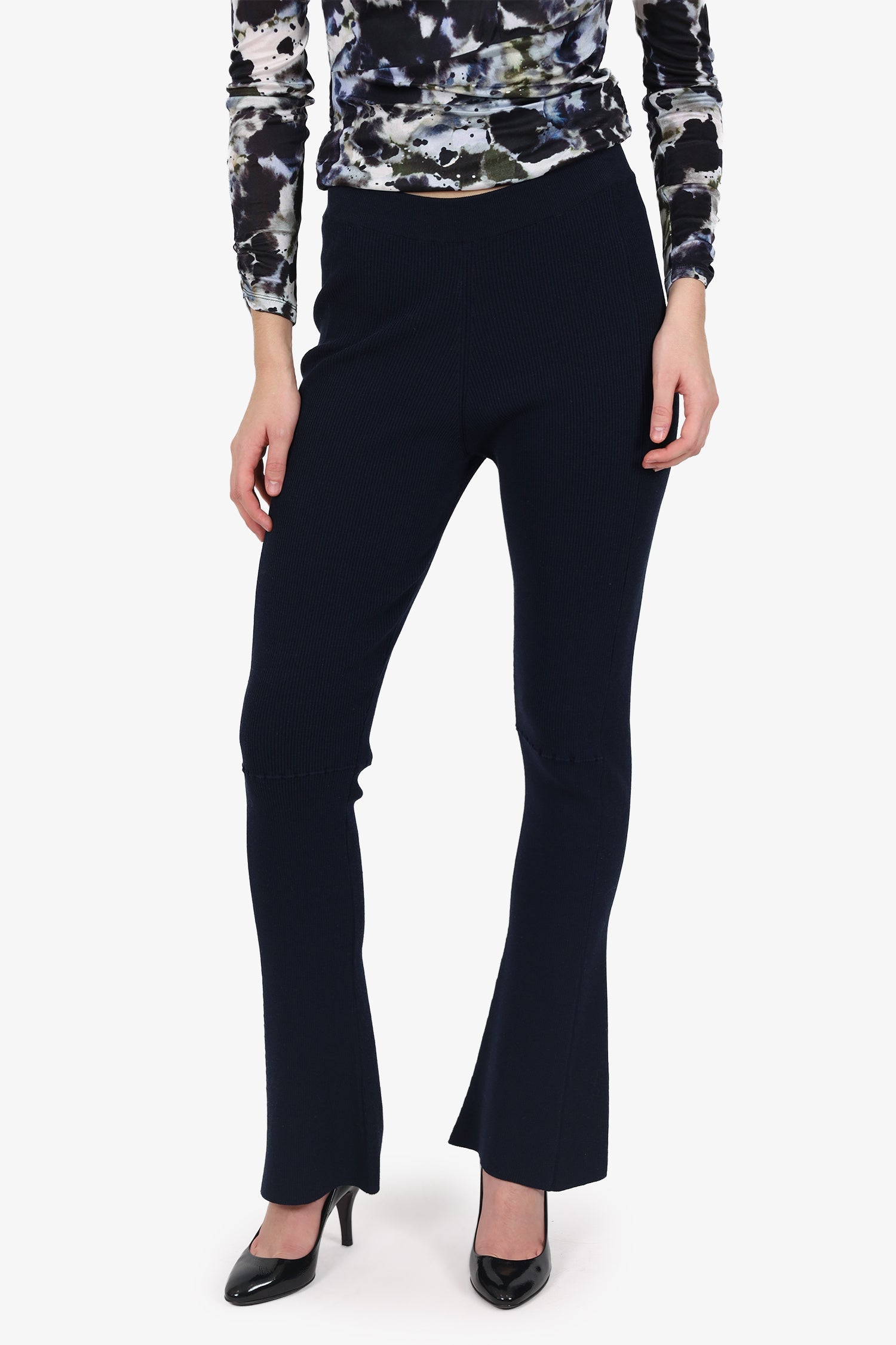 Jacquemus Navy 'Le Pantalon Baunhila' Trousers Size 36
