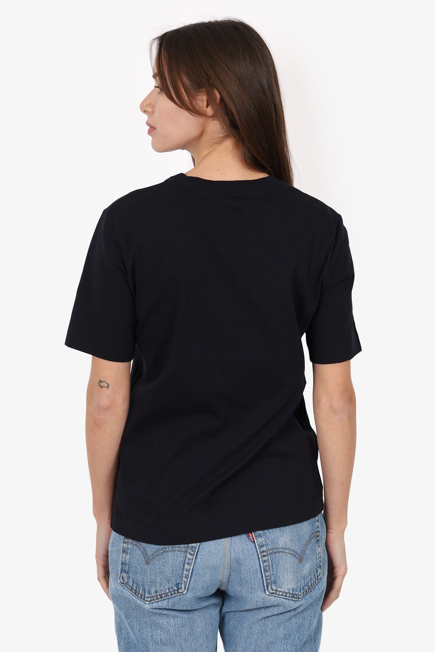 Moschino Boutique Black/Red Heart 'Love Moschino' T-Shirt Estimated Size S