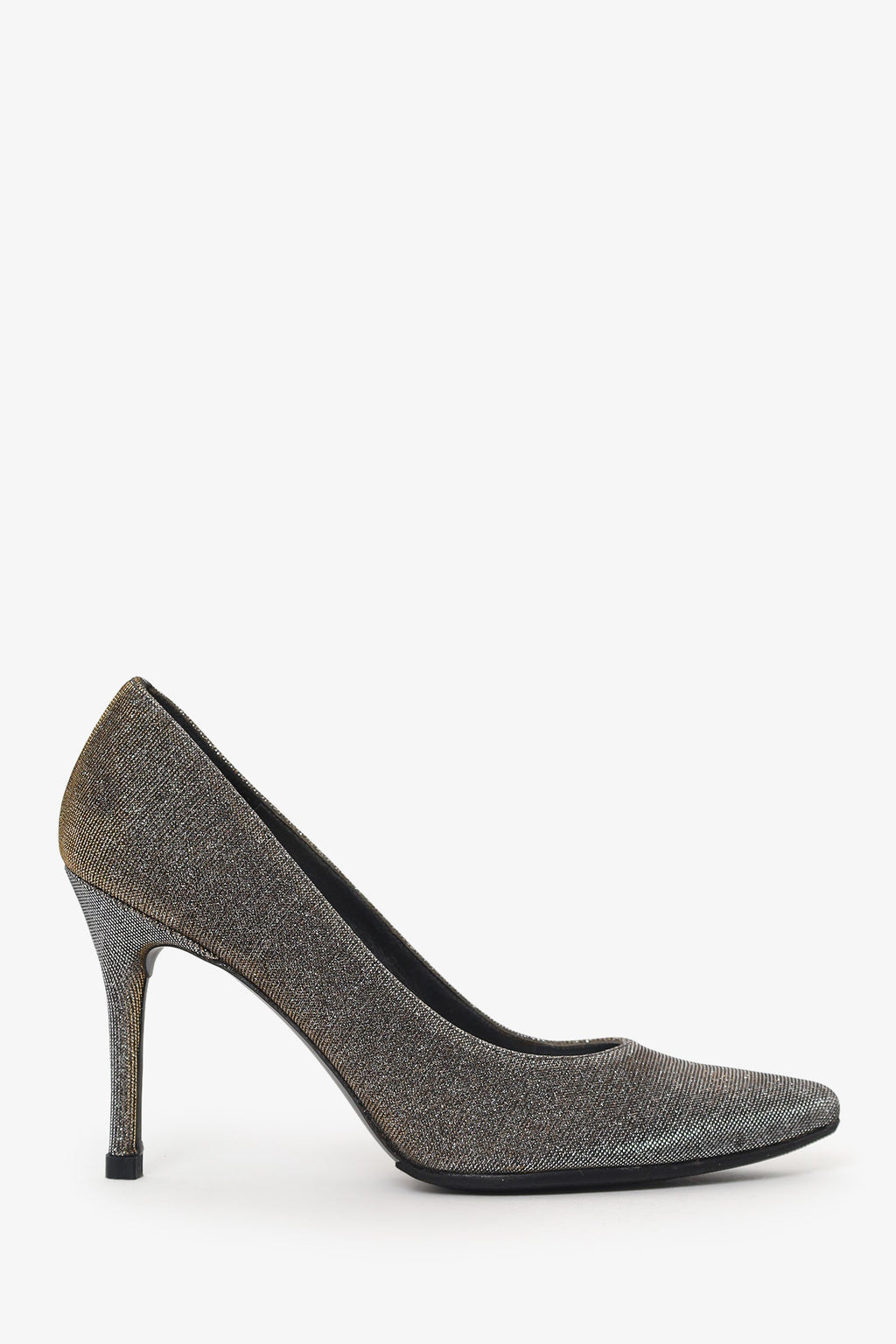 Stuart Weitzman Silver Metallic Pointed Heels Size 6.5