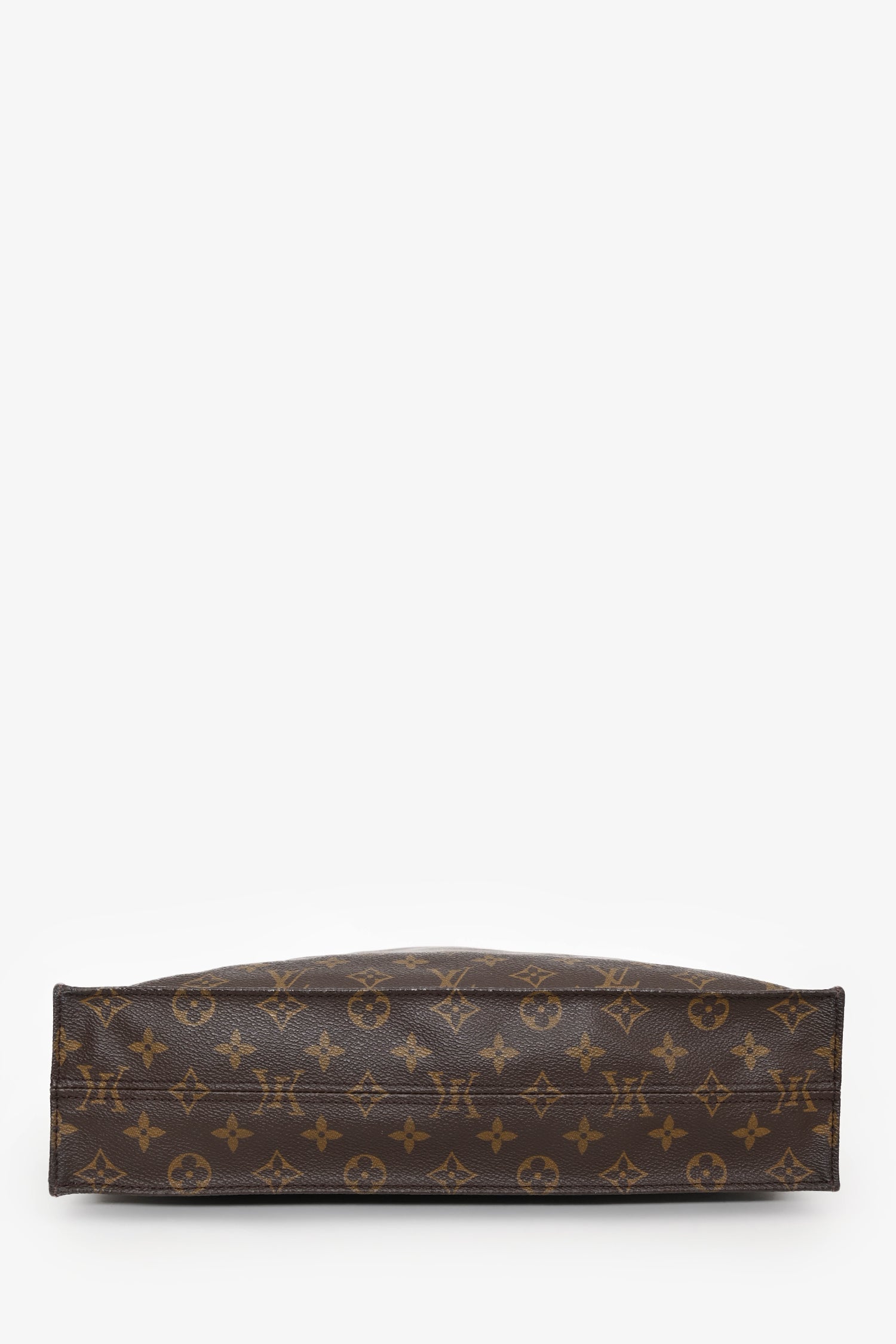 Louis Vuitton Monogram Coated Canvas 'Sac Plat' PM Tote Bag