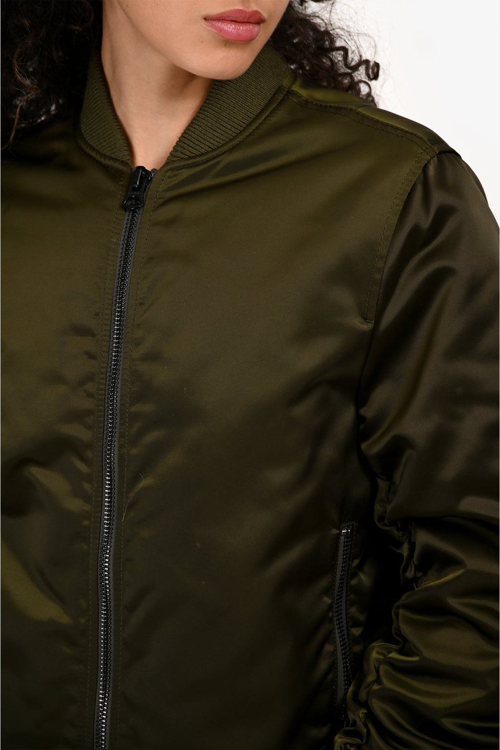 Acne Studios Green Bomber 'Leia' Jacket Size 34