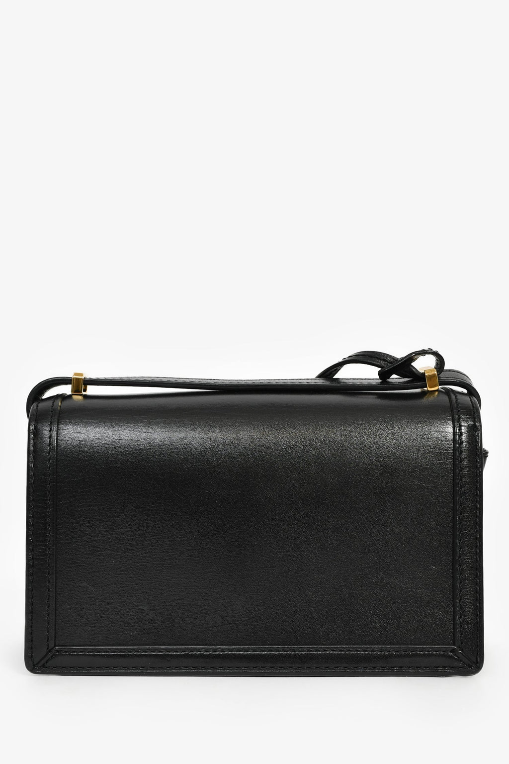 Loewe 2016 Black Leather Barcelona Crossbody Bag