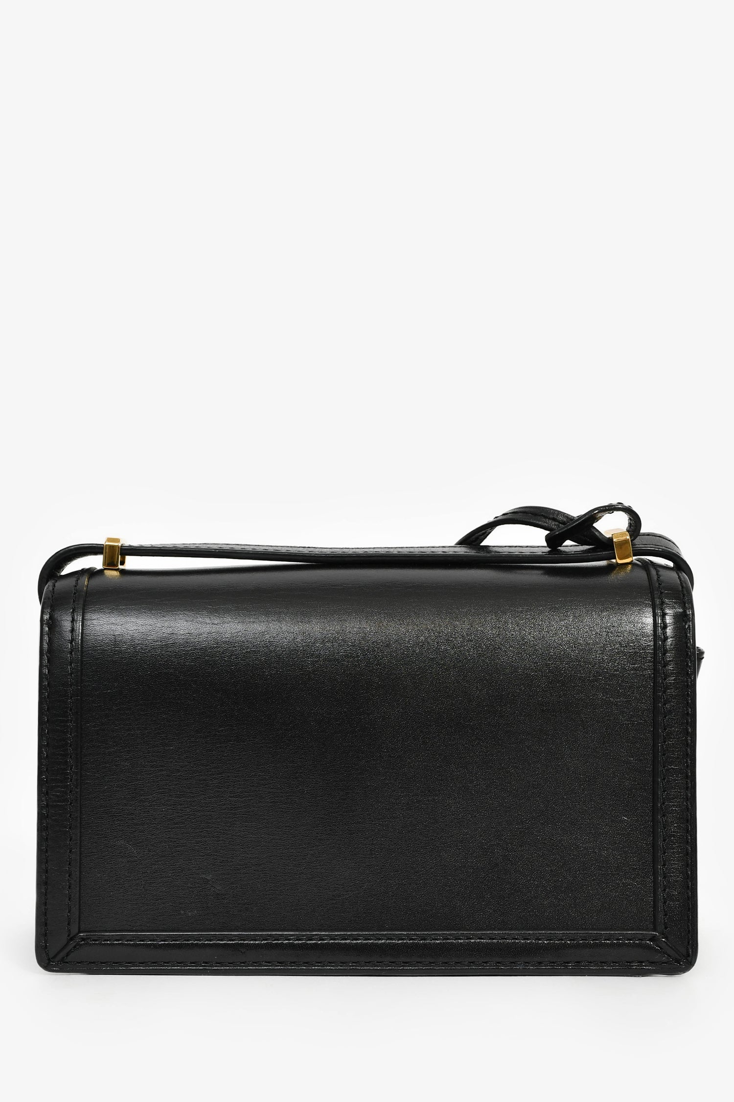 Loewe 2016 Black Leather Barcelona Crossbody Bag