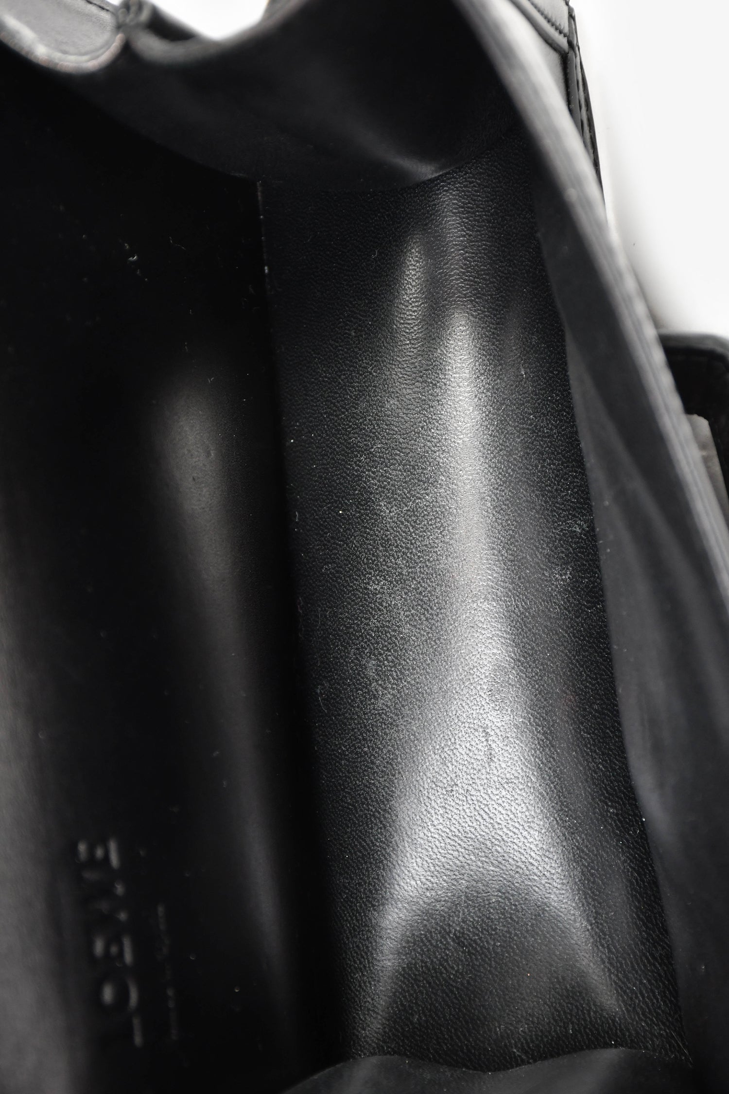 Loewe 2016 Black Leather Barcelona Crossbody Bag