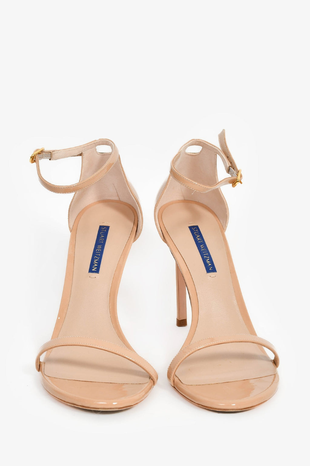 Stuart Weitzman Beige Leather Sandals Size 9.5