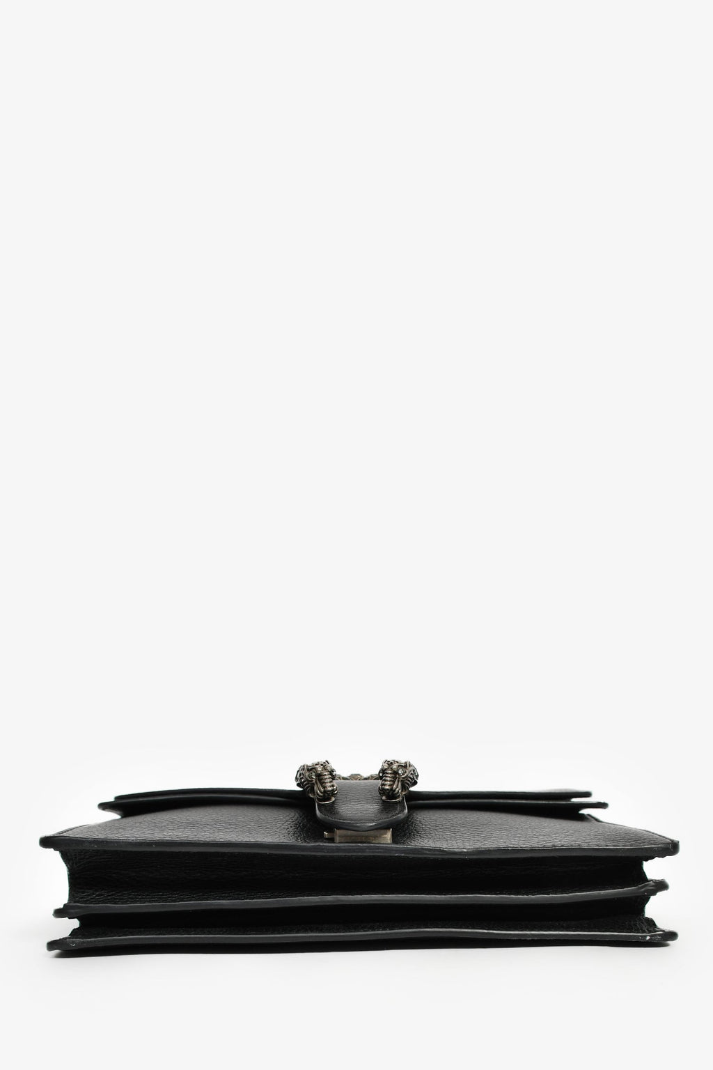 Gucci Black Leather Small Dionysus Shoulder Bag
