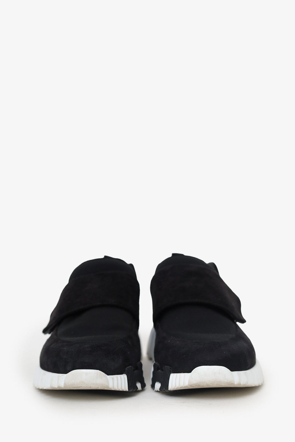 Hermès Black Suede H Sneakers Size 36