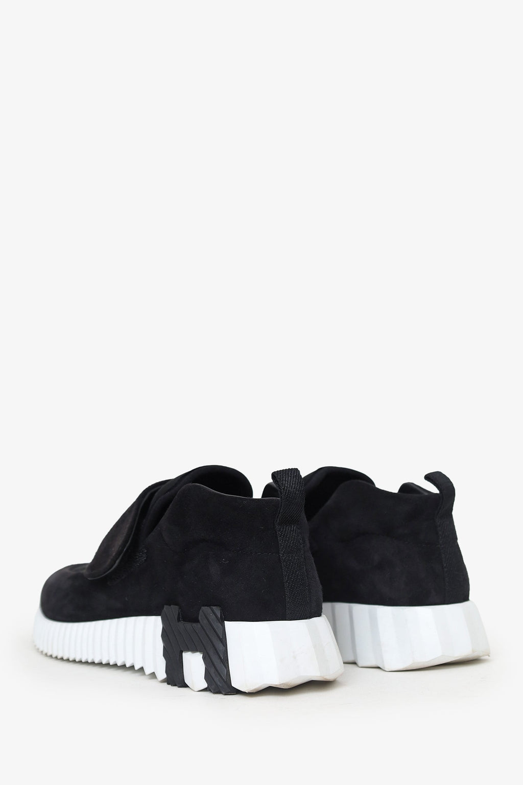 Hermès Black Suede H Sneakers Size 36