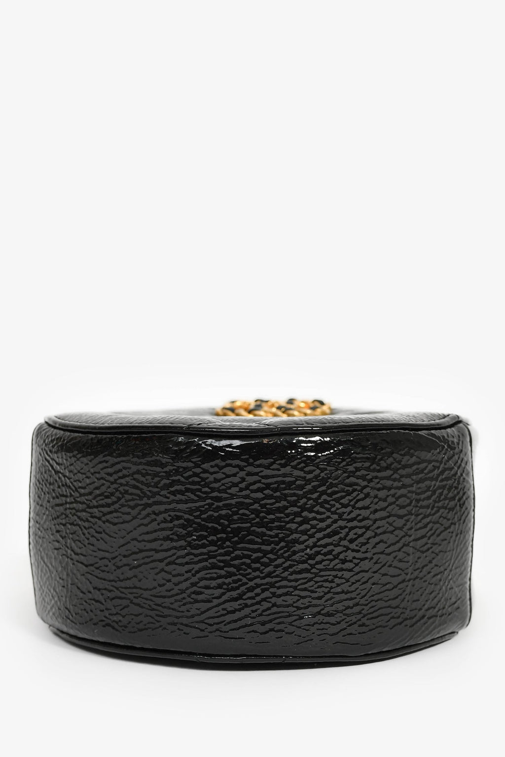 Pre-Loved Chanel™ Black Leather Quilted 19 Round Crossbody Bag