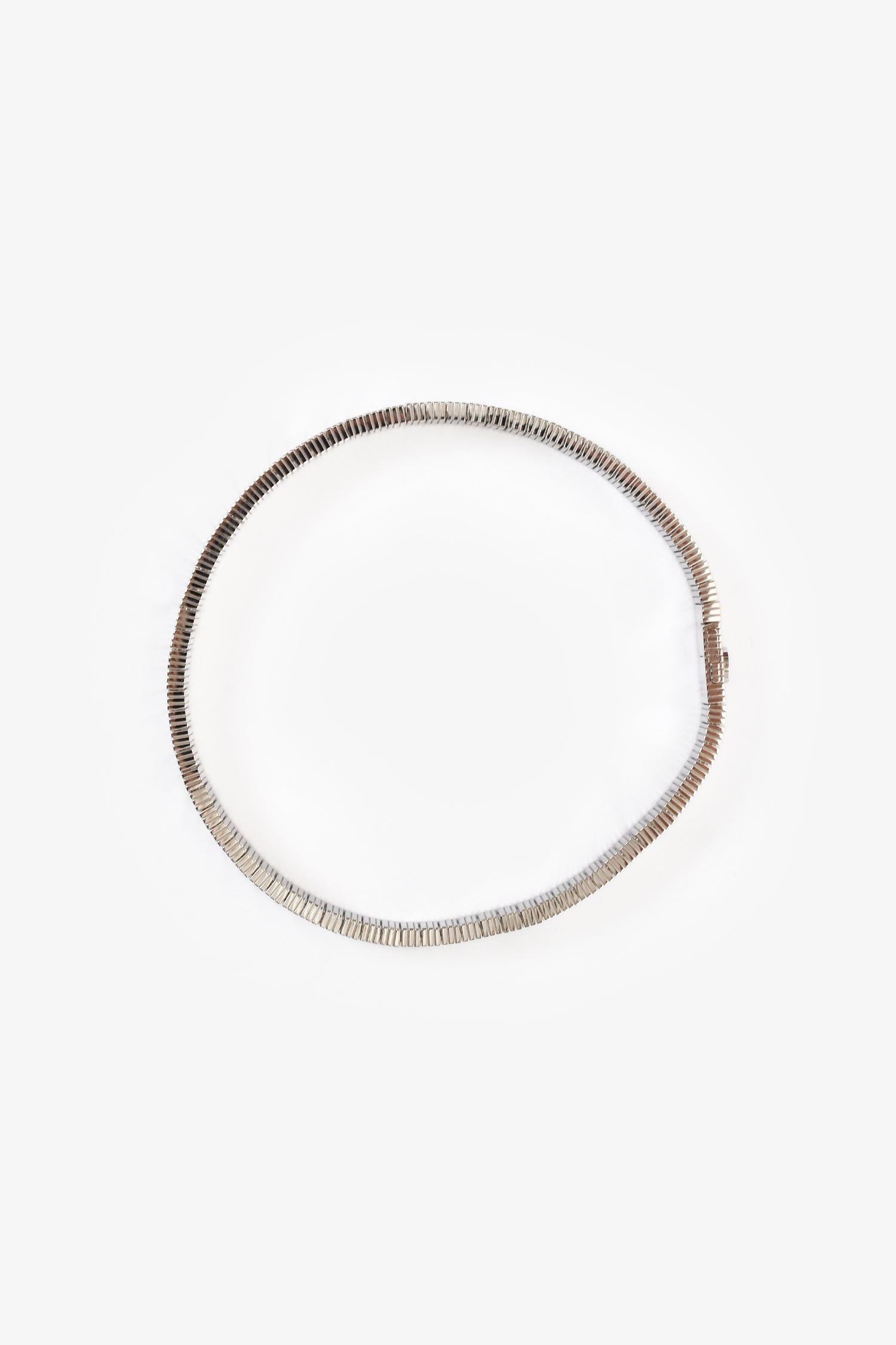 Cartier 18K White Gold 'Love Unlimited Flexible' Bracelet Size 19