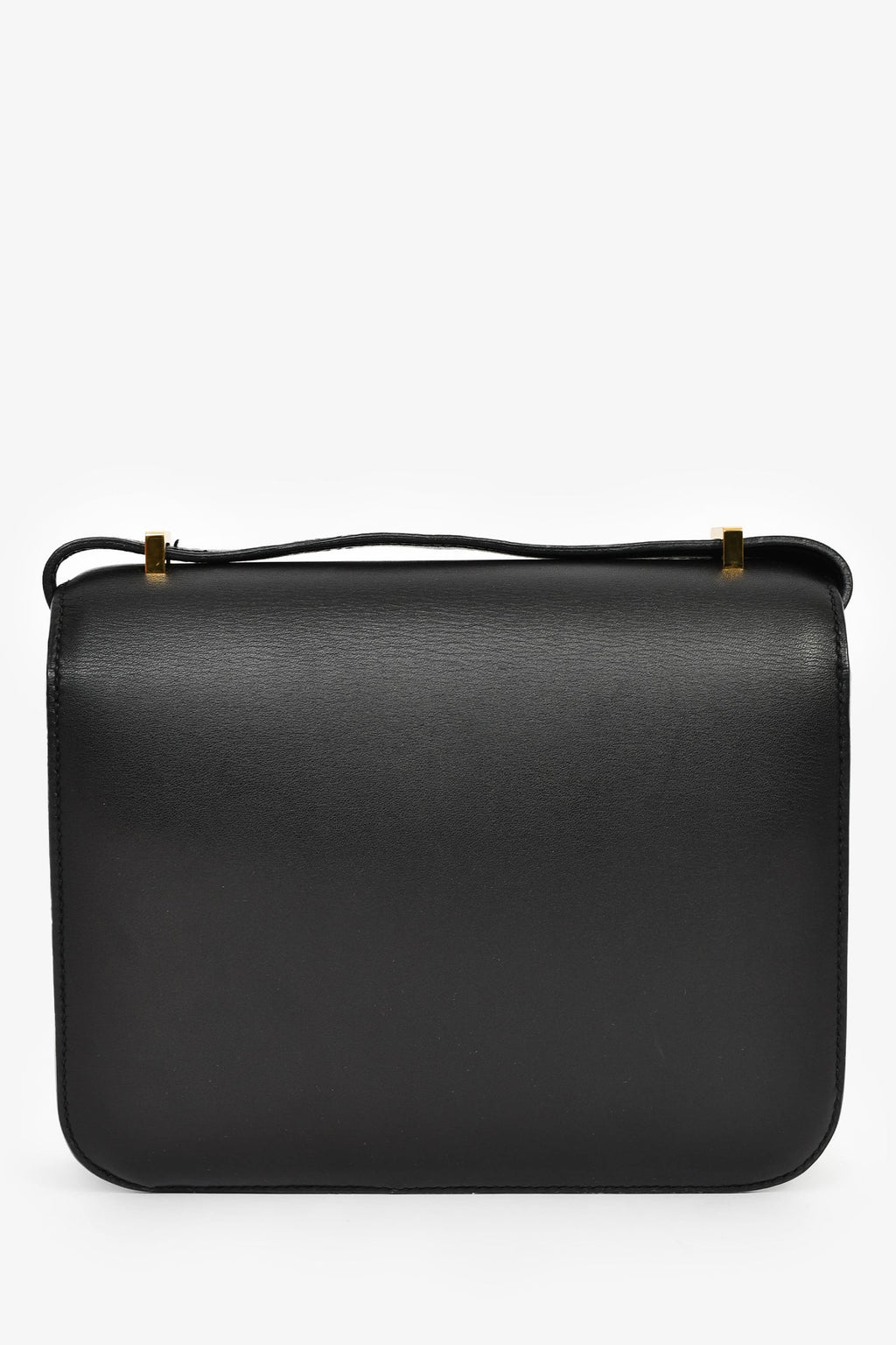 Hermès 2016 Black Swift Leather Mini Constance 18