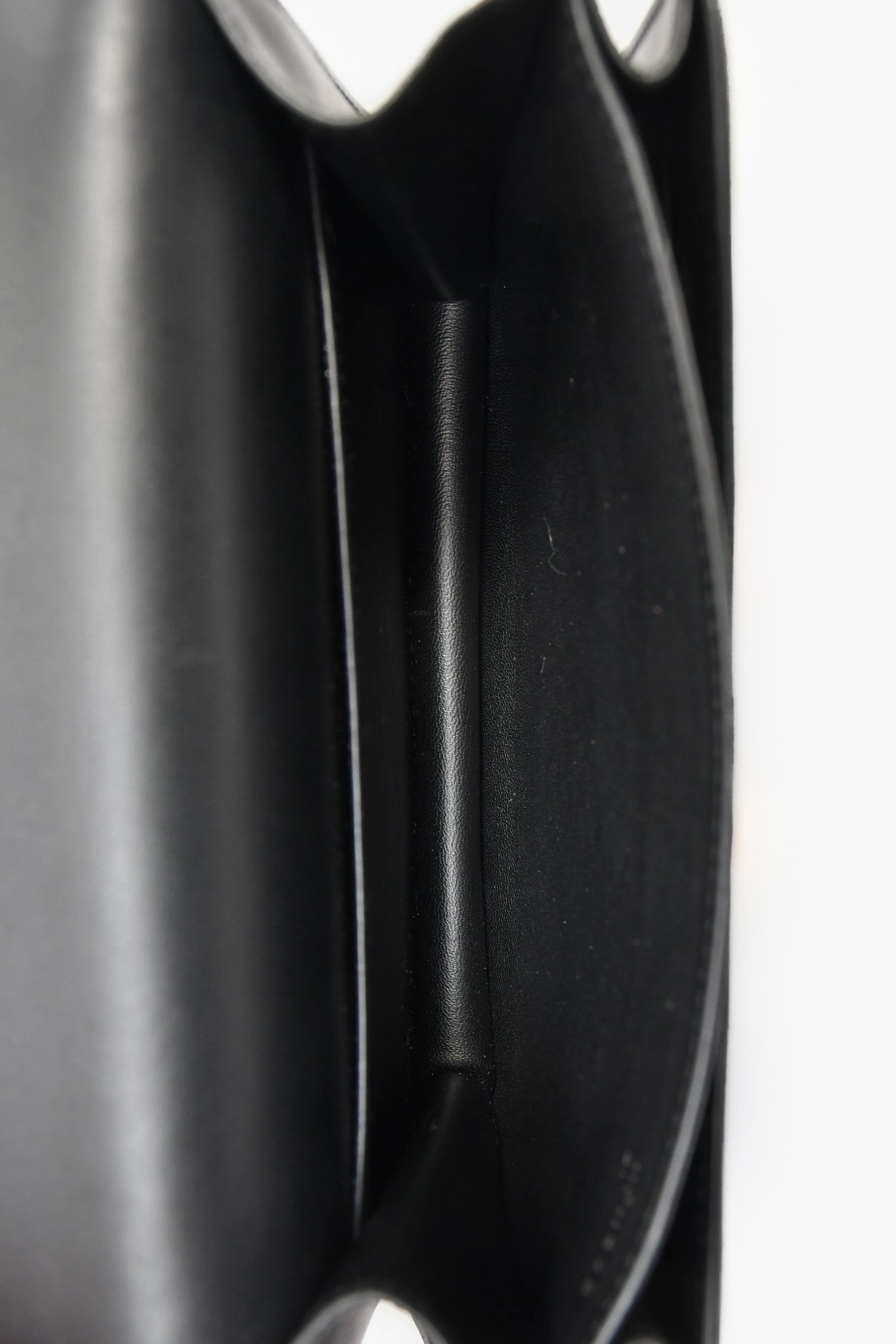 Hermès 2016 Black Swift Leather Mini Constance 18