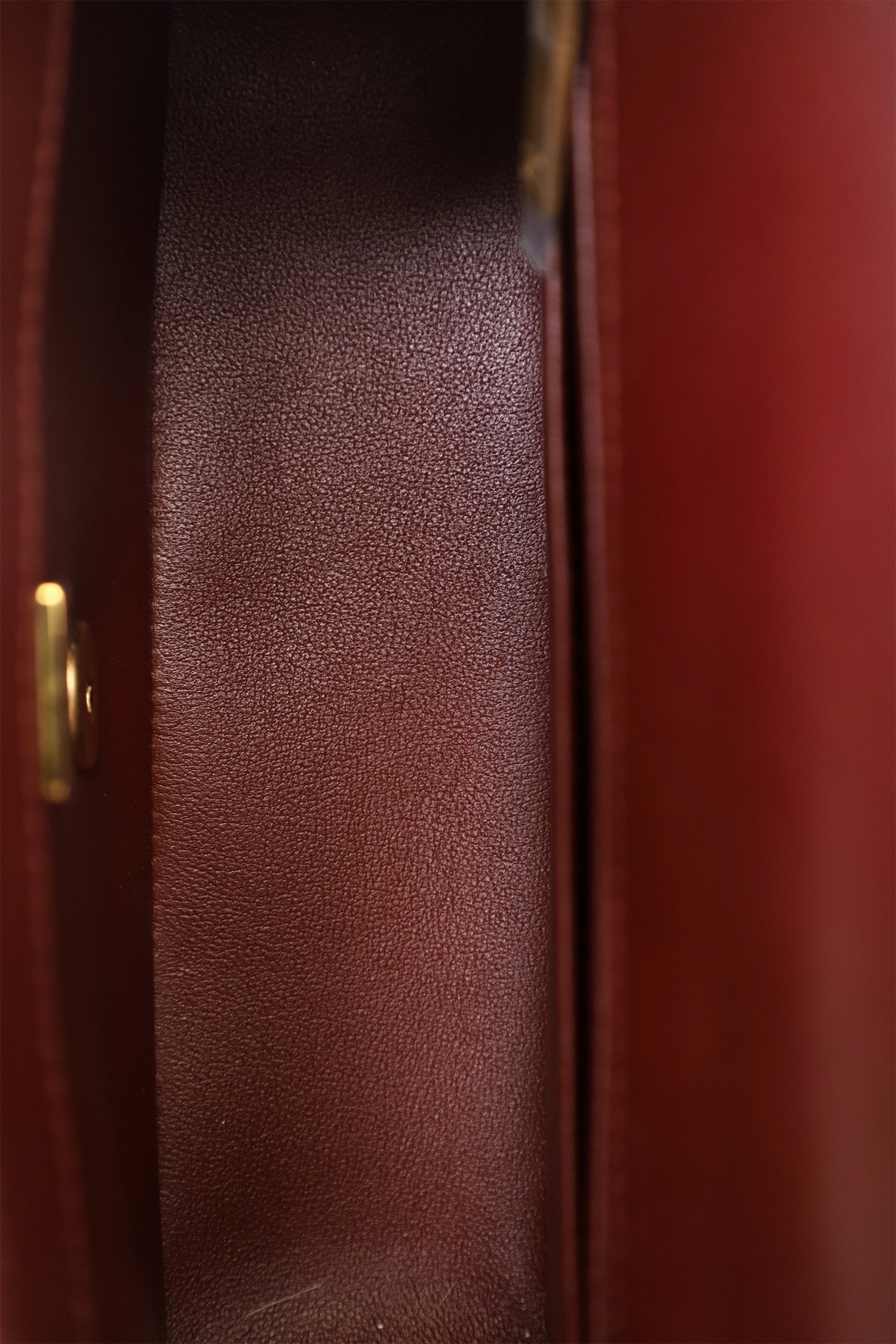 Pre-Loved Chanel™ 25K Burgundy Lambskin Mini Rectangular 'CC' Crush Flap Bag