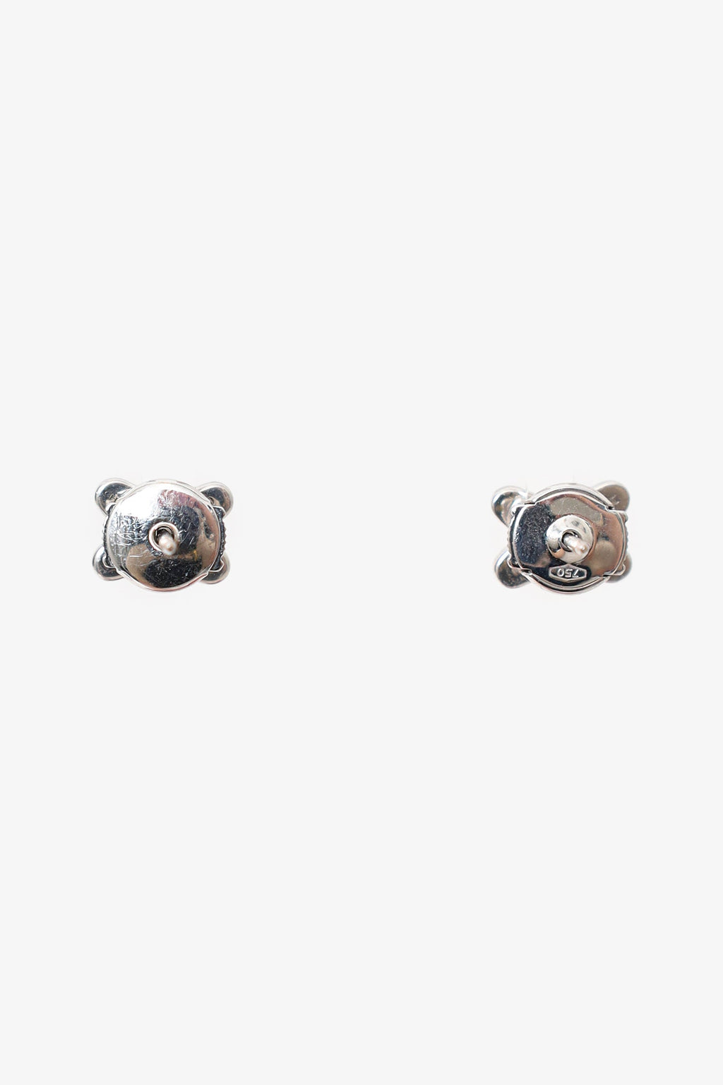 Chaumet White Gold Diamond Pavé Jeux de Liens Earrings