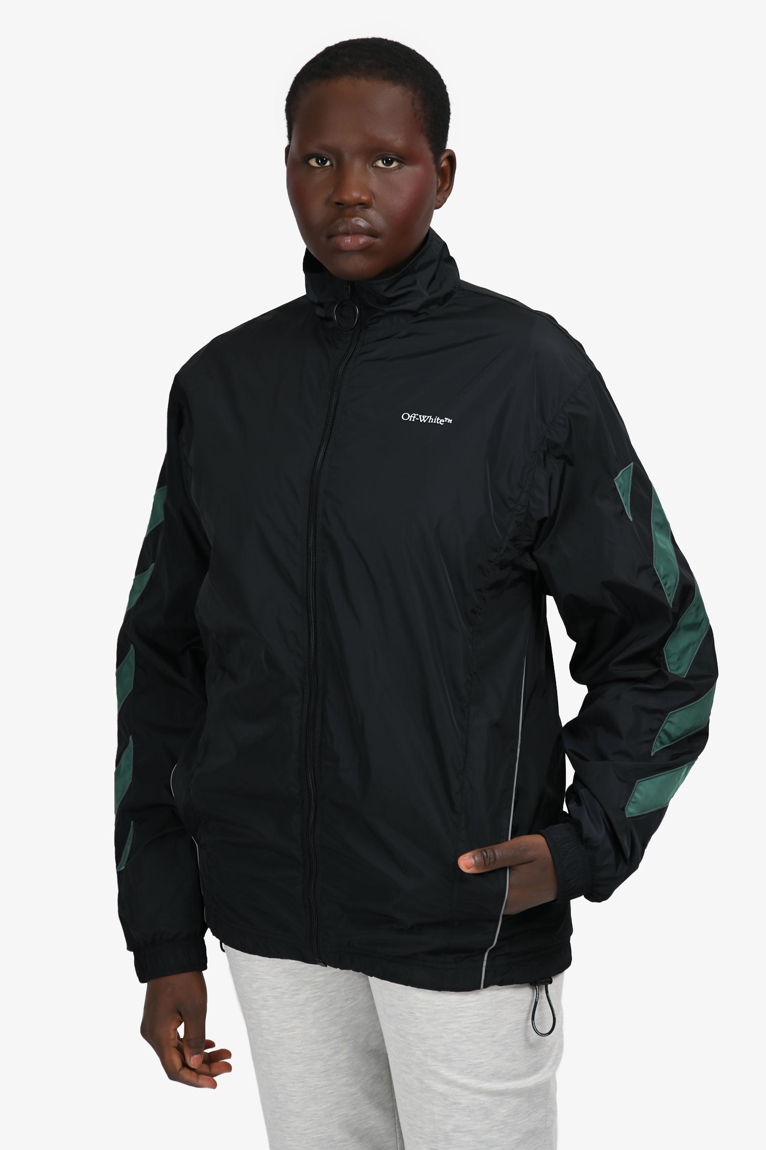 Off-White 2013 Black Windbreaker Size L