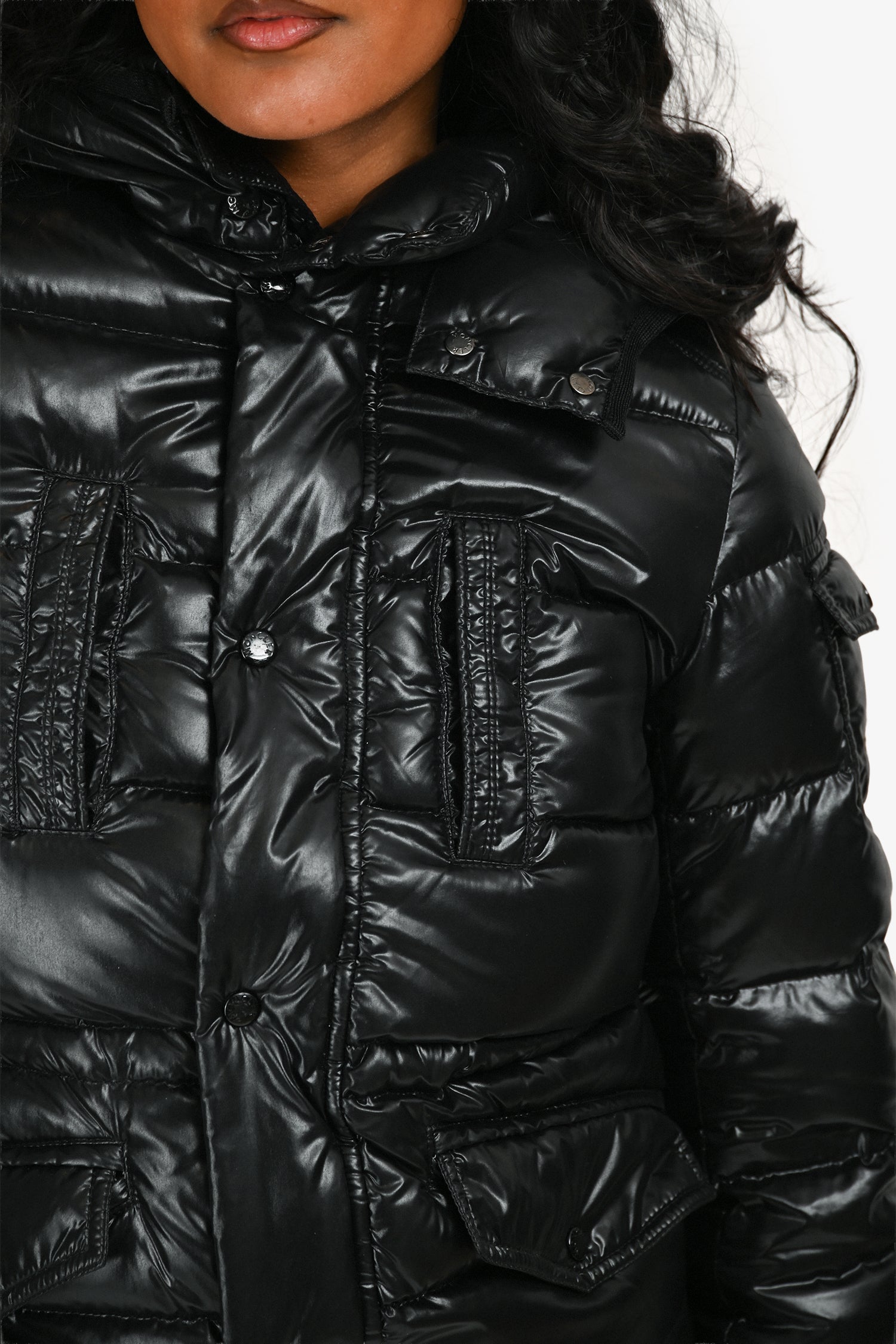 Moncler Black Riviere Giubbotto Down Jacket Size 10 Kids