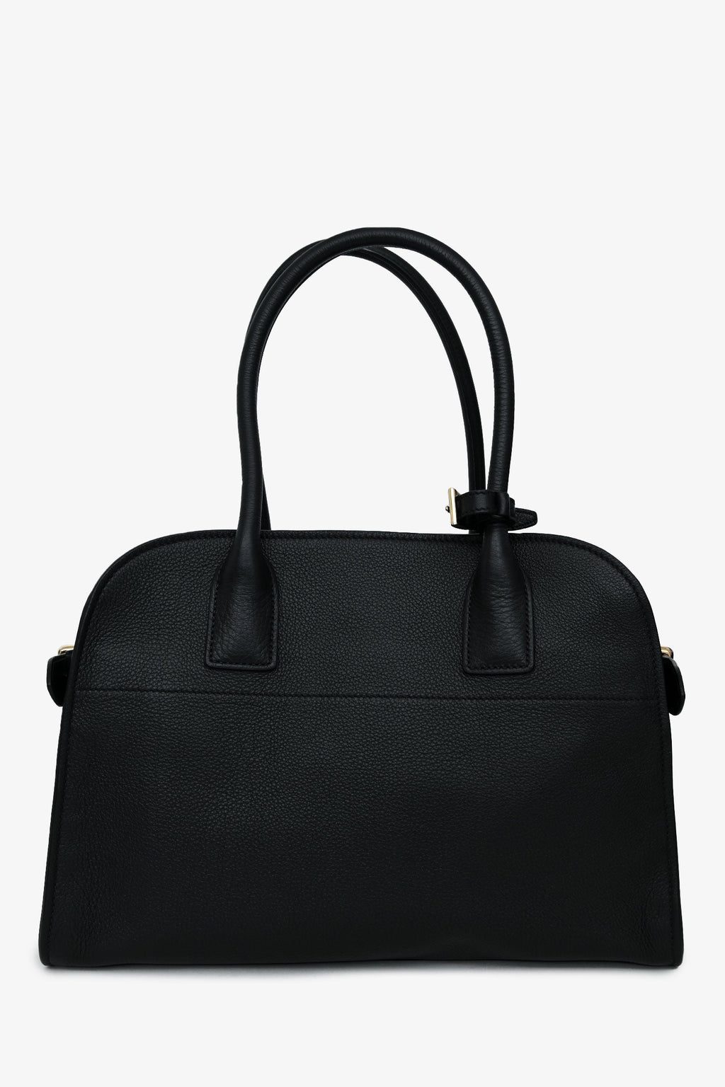 Prada Black Leather Medium Tote Bag