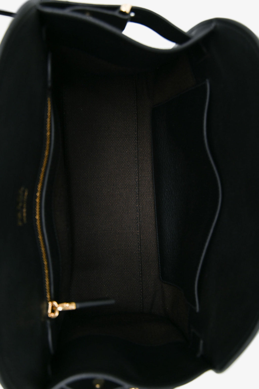 Prada Black Leather Medium Tote Bag