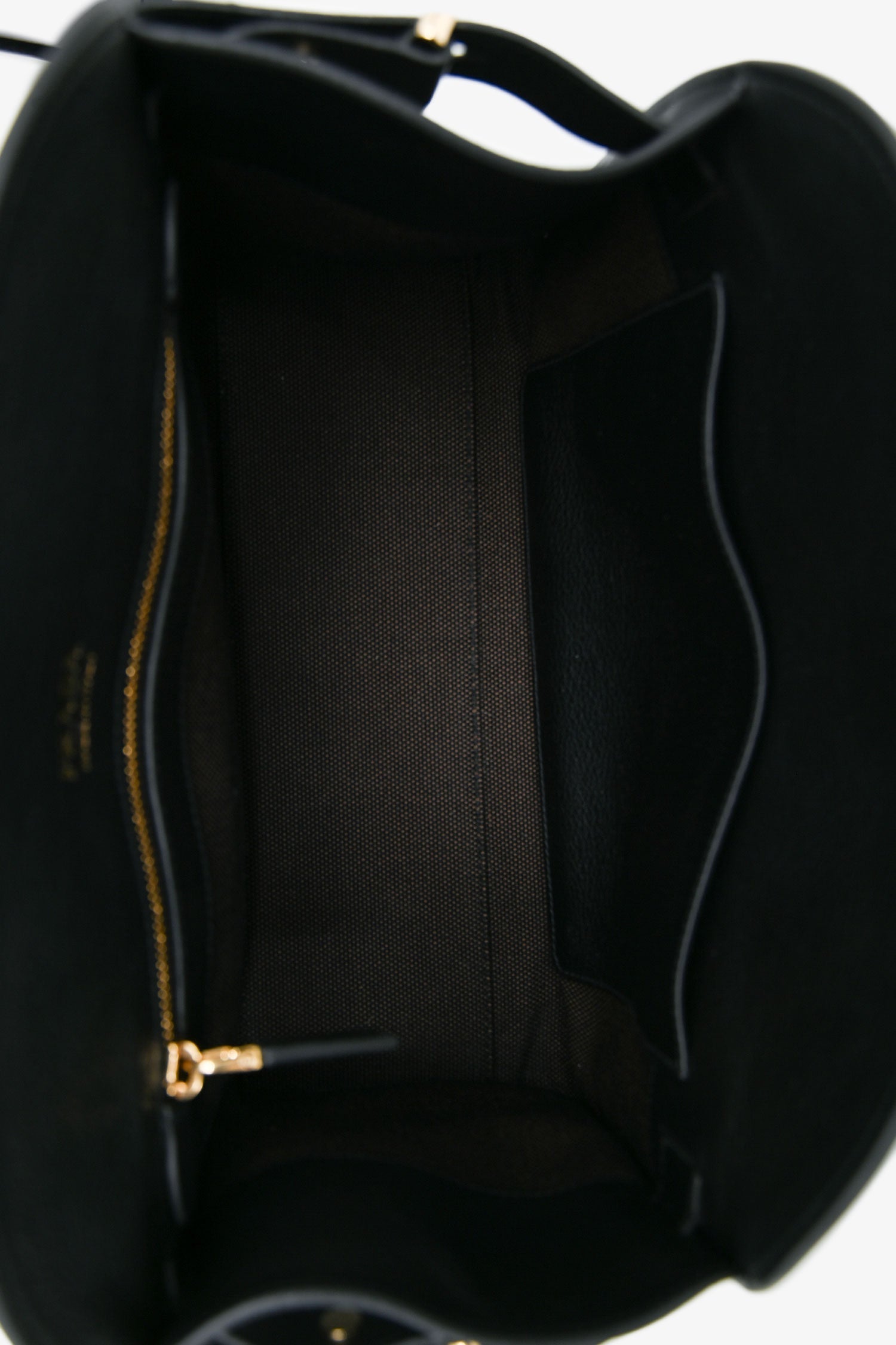 Prada Black Leather Medium Tote Bag