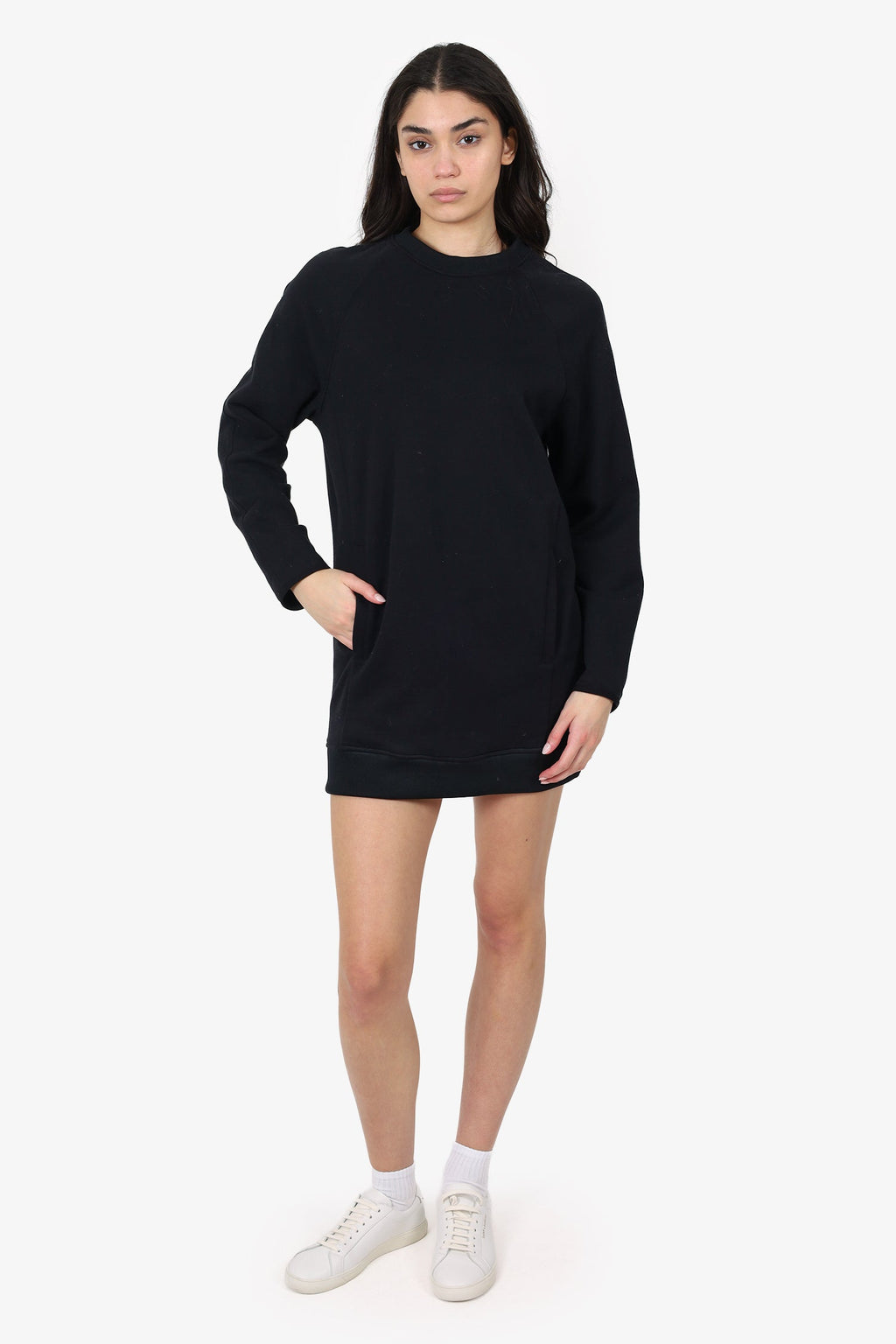 Acne Studios Black Long Sleeve Mini Dress Size S
