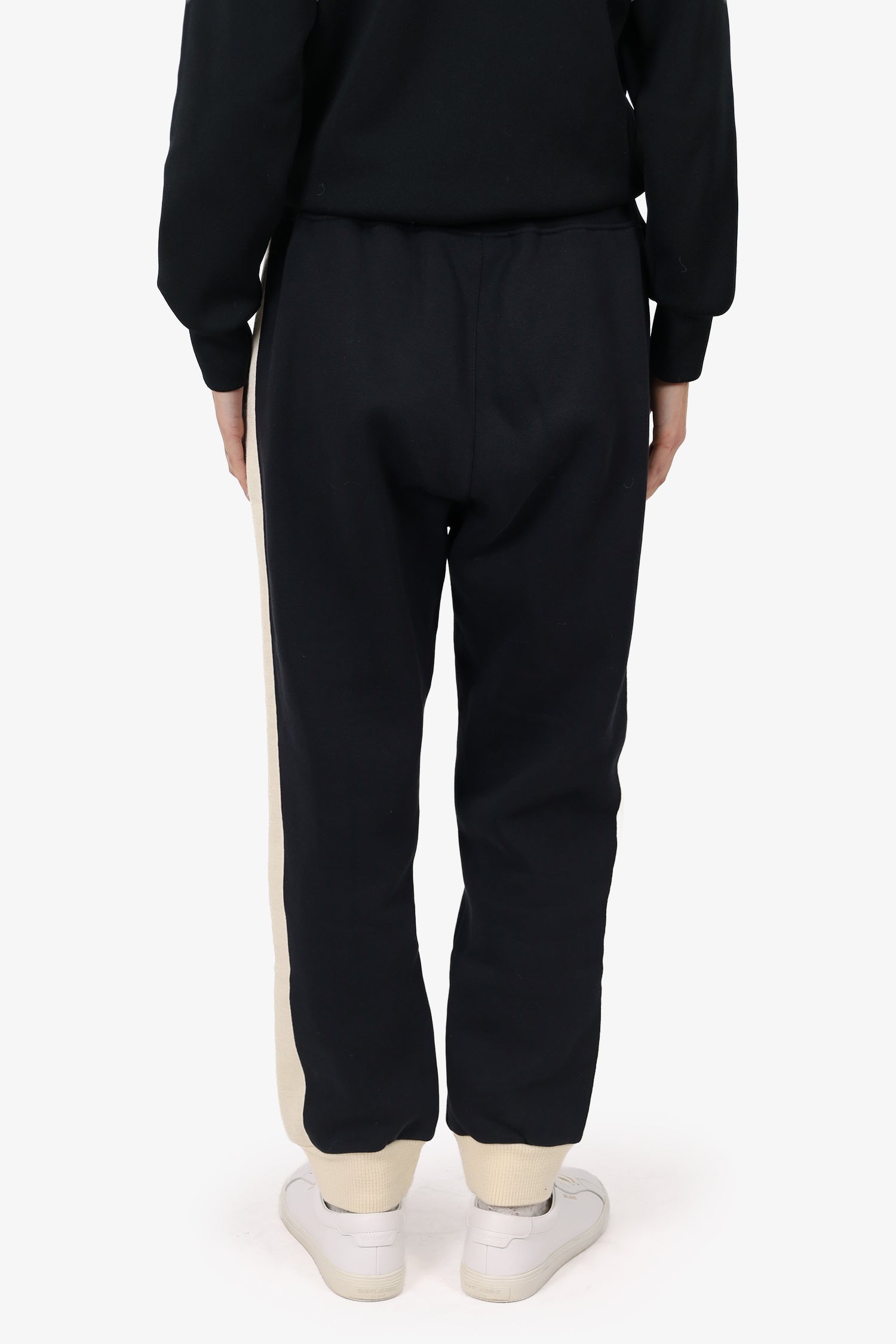 Ami Black/Cream Joggers Size L