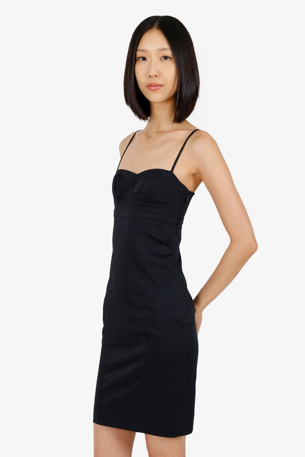 T By Alexander Wang Black Bustier Strappy Dress Size XS