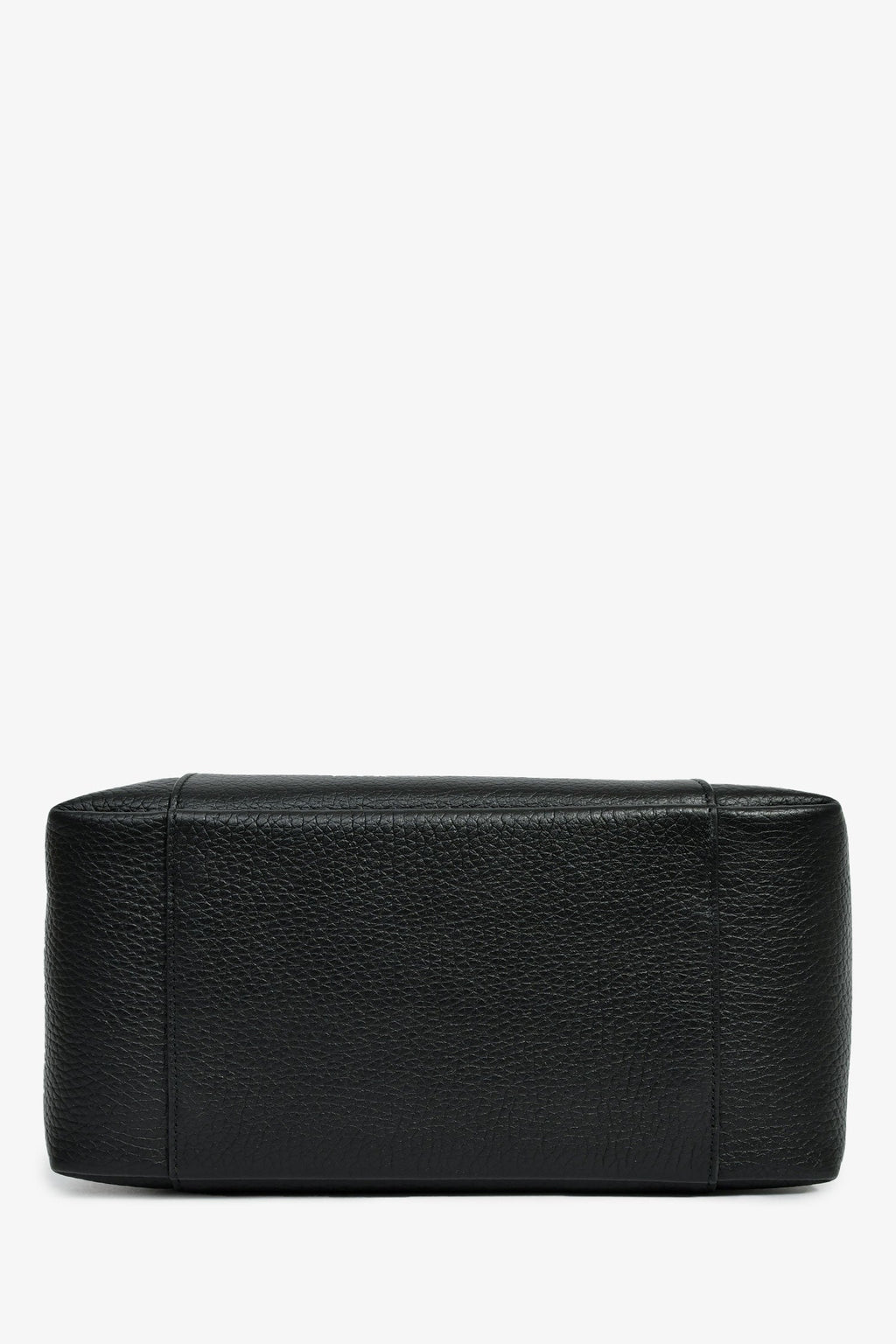 Christian Dior Black Grained Calfskin Bucket Bag With Strap
