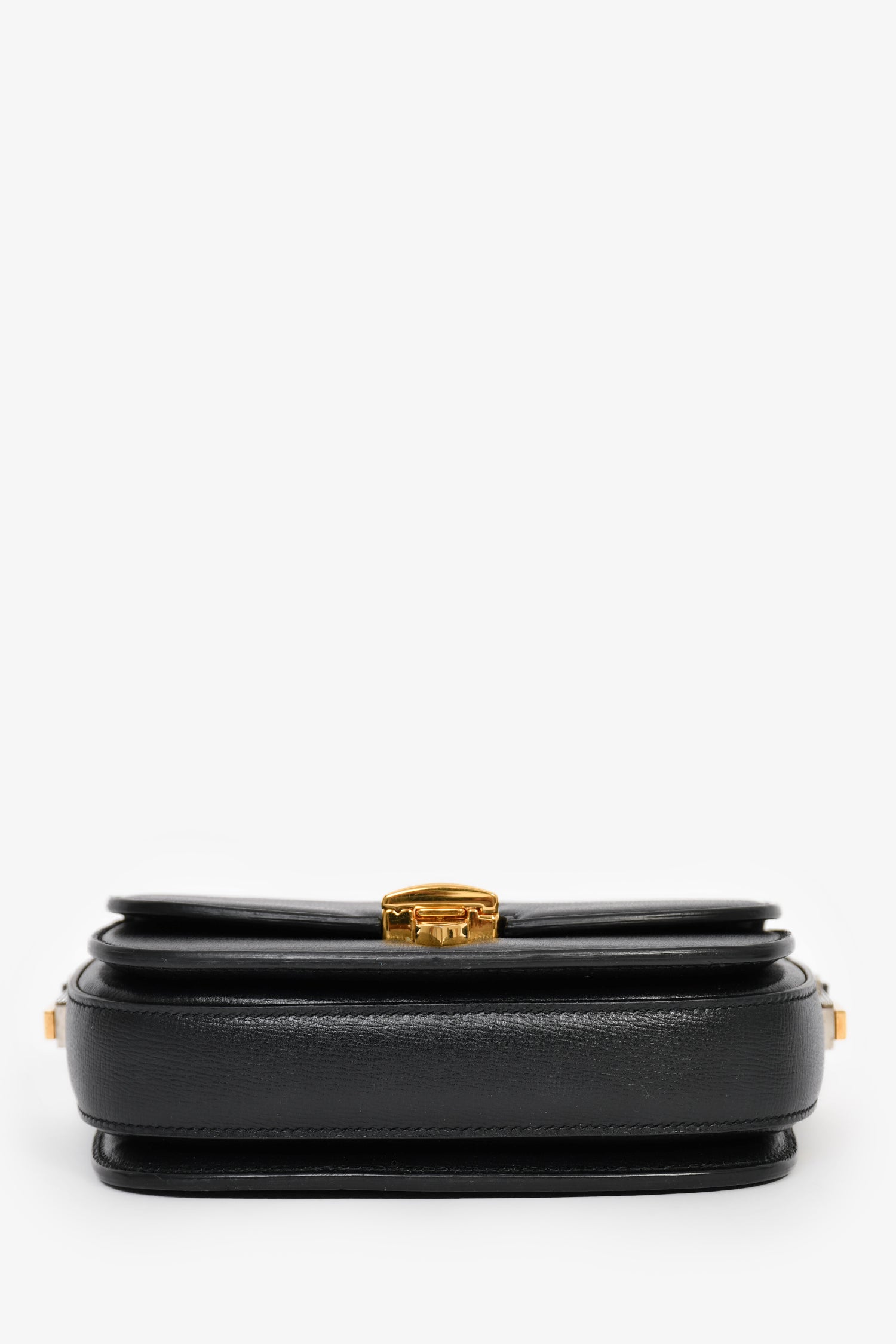 Gucci Black Leather Sylvie 1969 Mini Shoulder Bag
