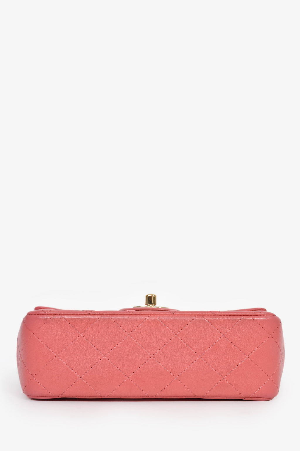 Pre-Loved Chanel™ 2014 Valentine Charms Edition Pink Quilted Lambskin Mini Rectangular Flap Bag