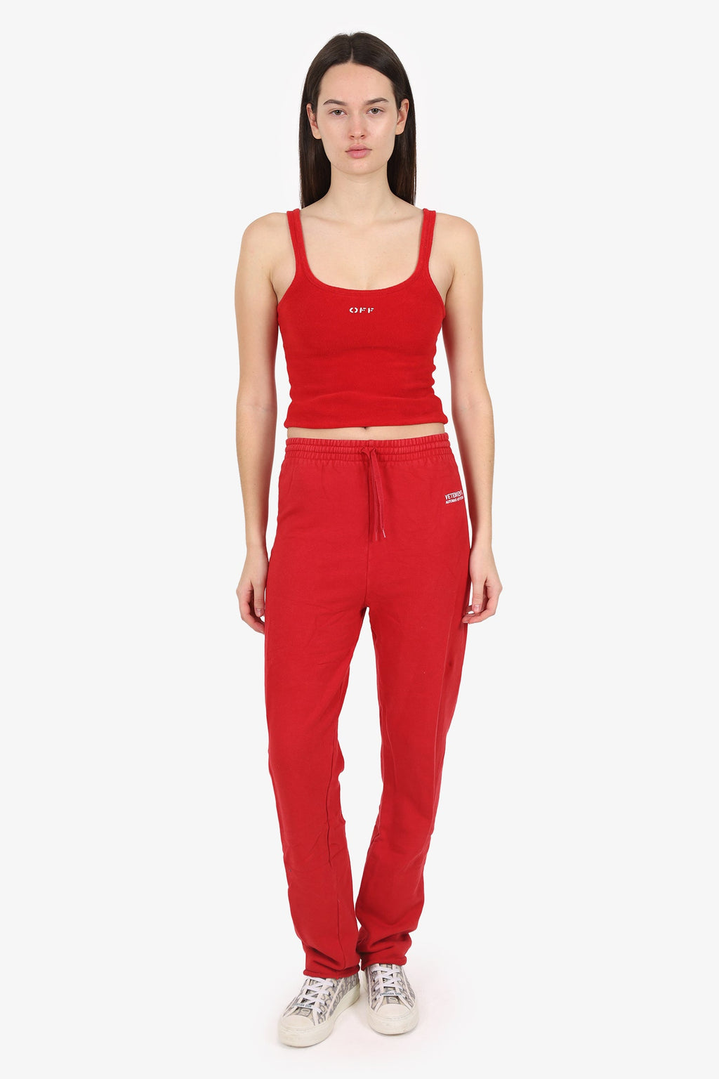 Vetements Red Sweatpants Size M