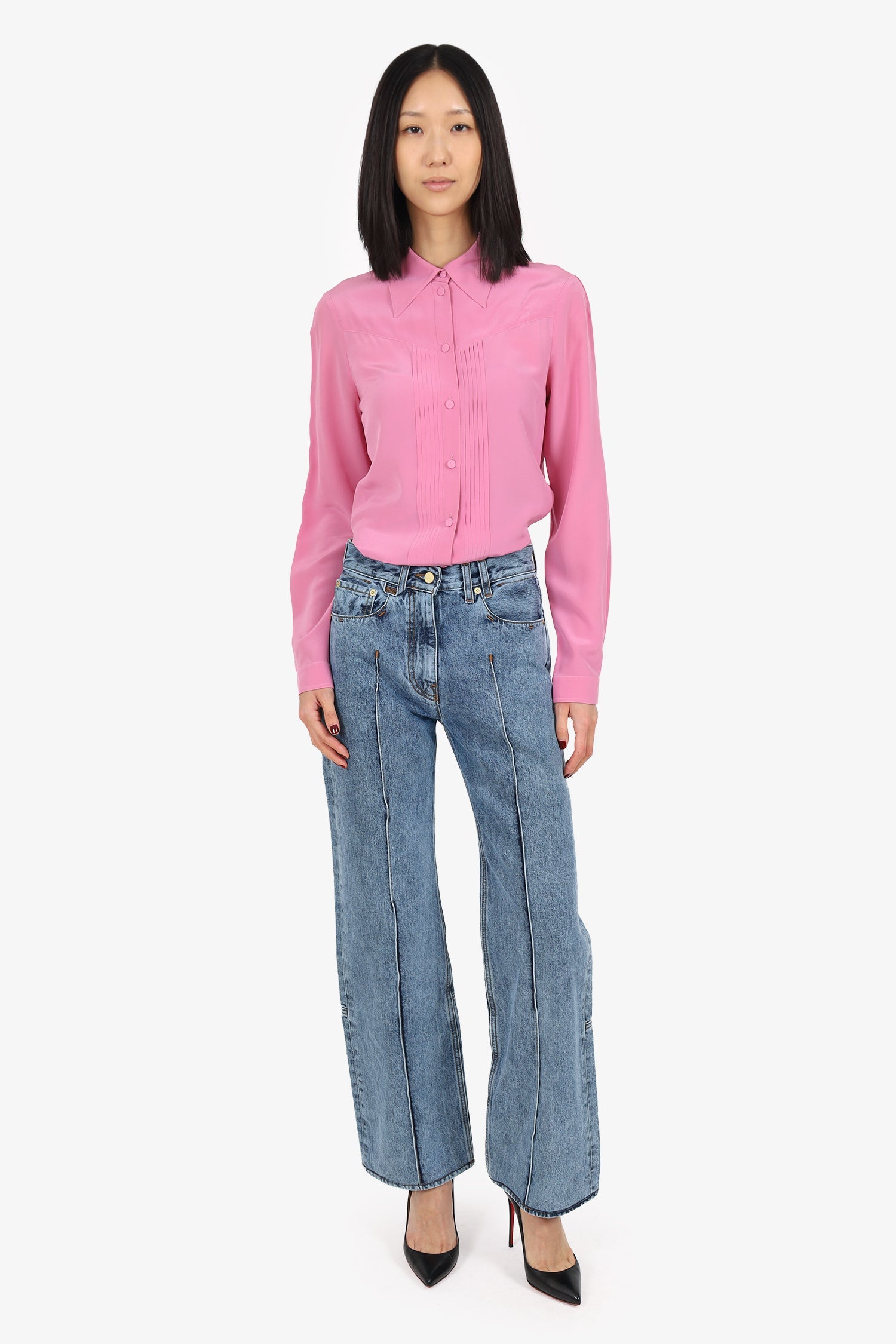 Jacquemus Denim 'Le Raphia' Jeans Size 24