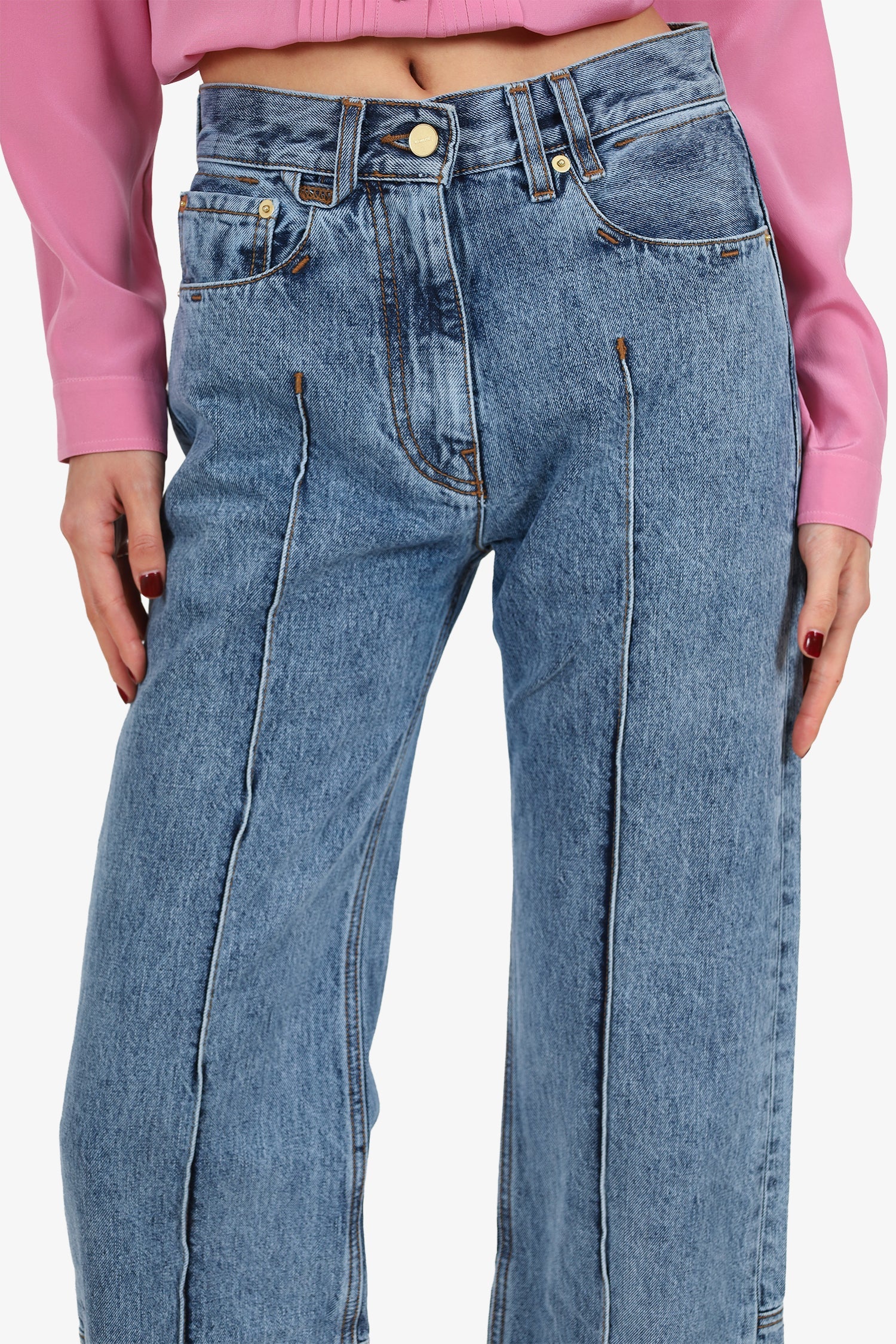 Jacquemus Denim 'Le Raphia' Jeans Size 24