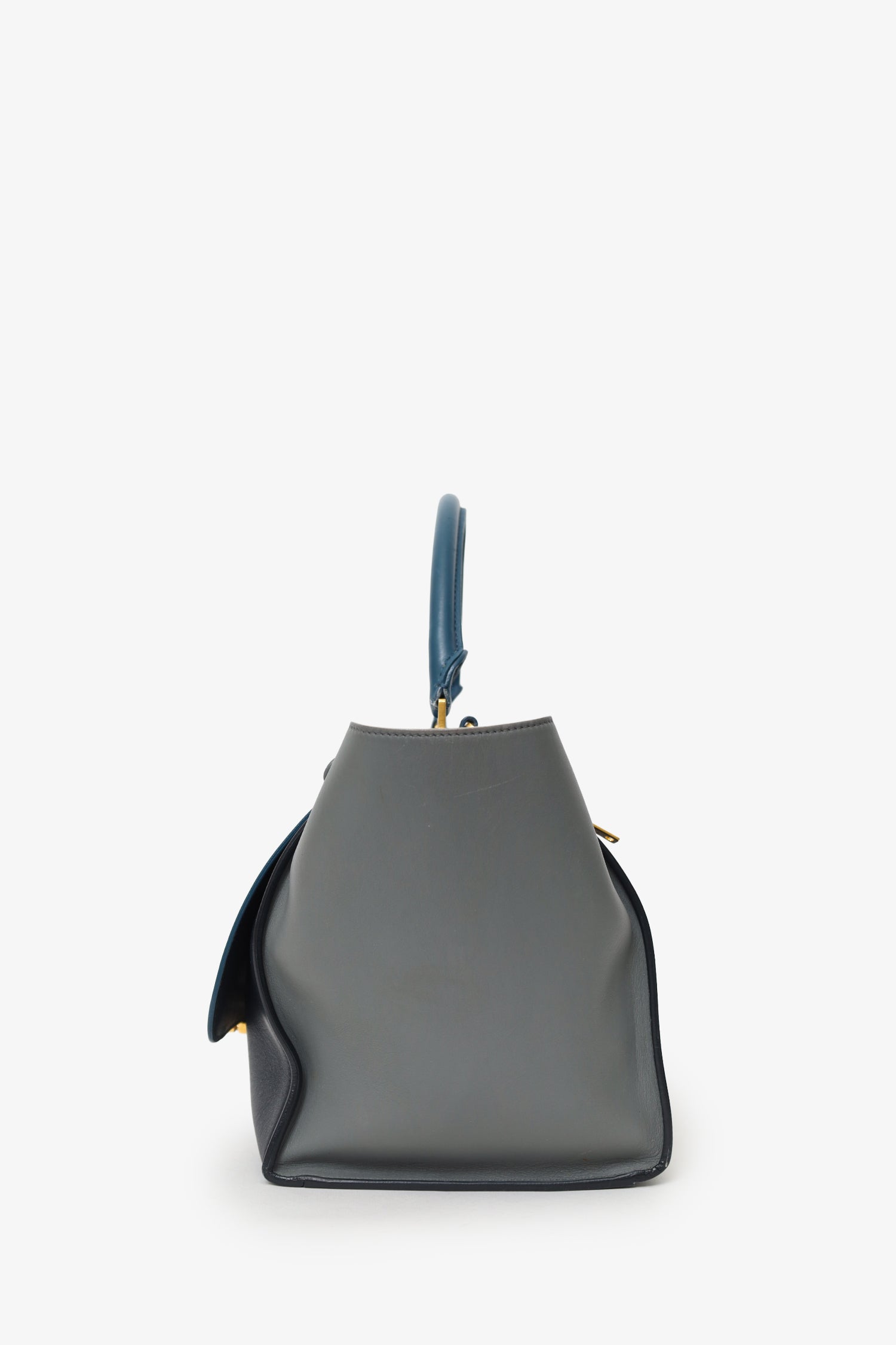 Celine Tri Color Leather Medium Trapeze Bag