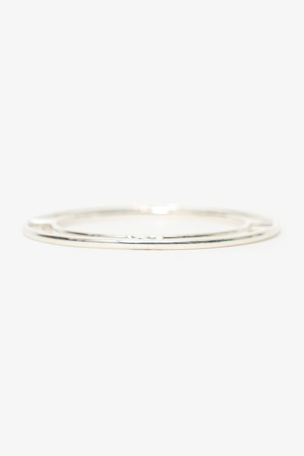 Tiffany & Co Sterling Silver Atlas Roman Numerals Bangle