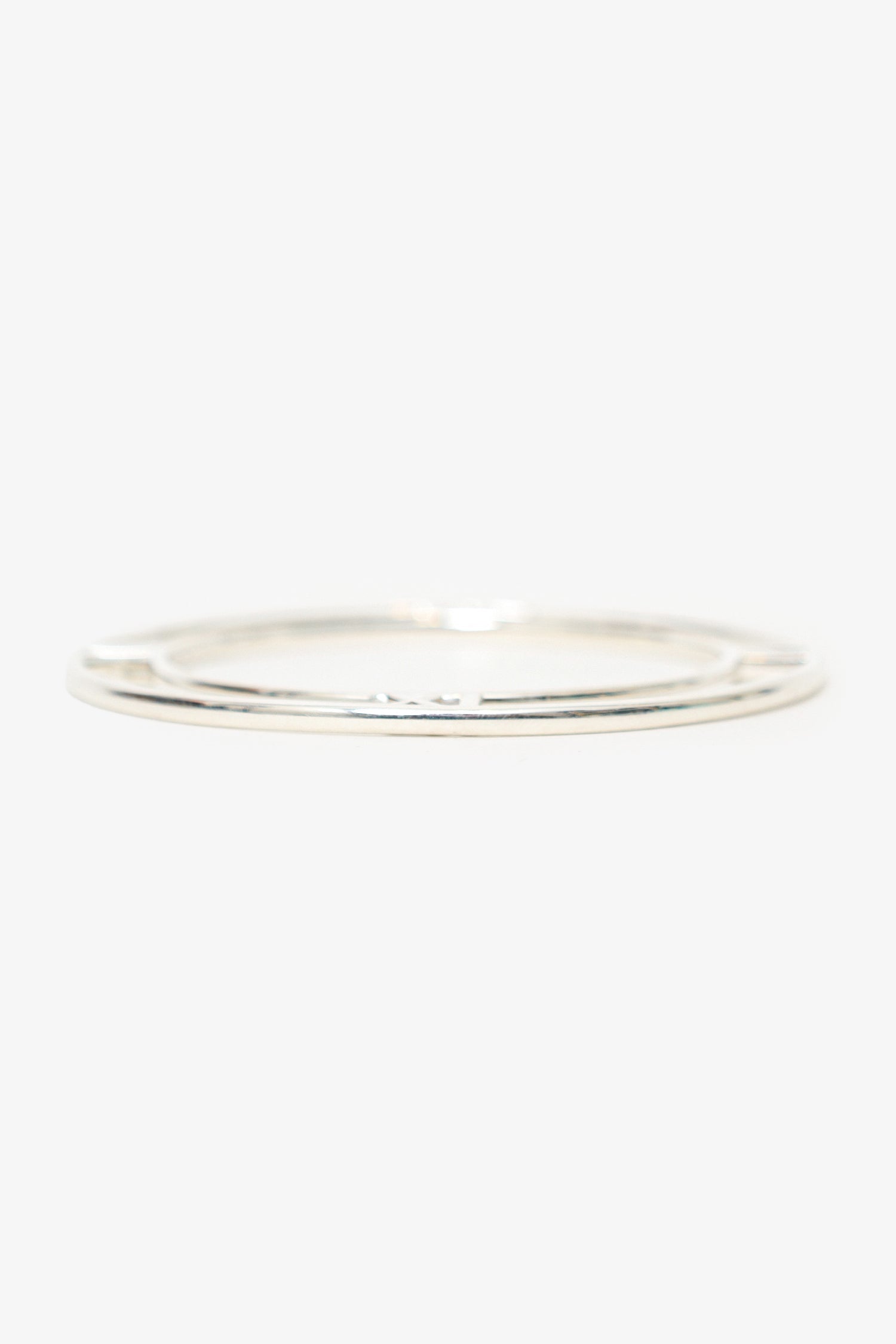 Tiffany & Co Sterling Silver Atlas Roman Numerals Bangle