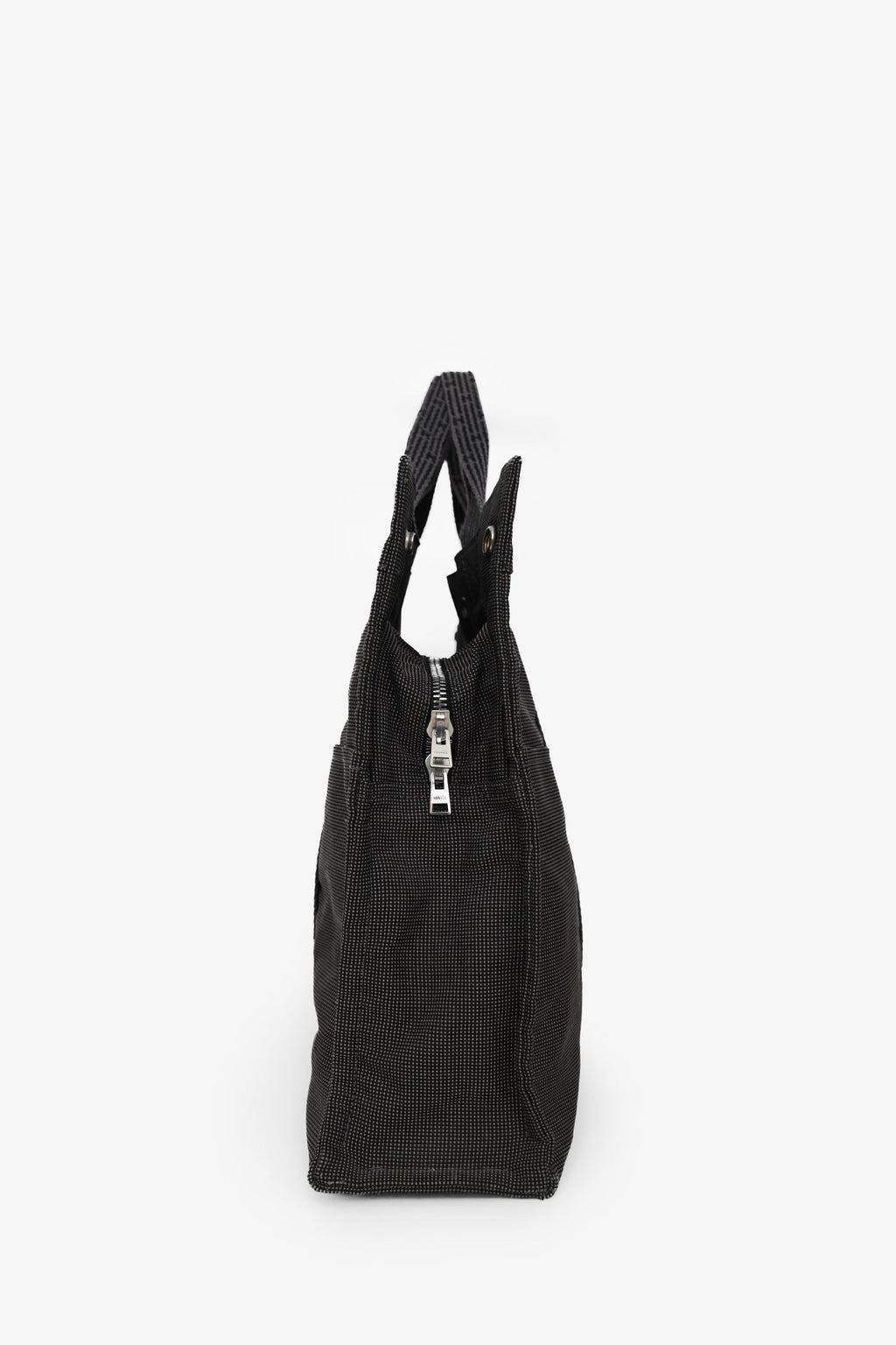 Hermès Vintage Brown Canvas Herline MM Tote Bag