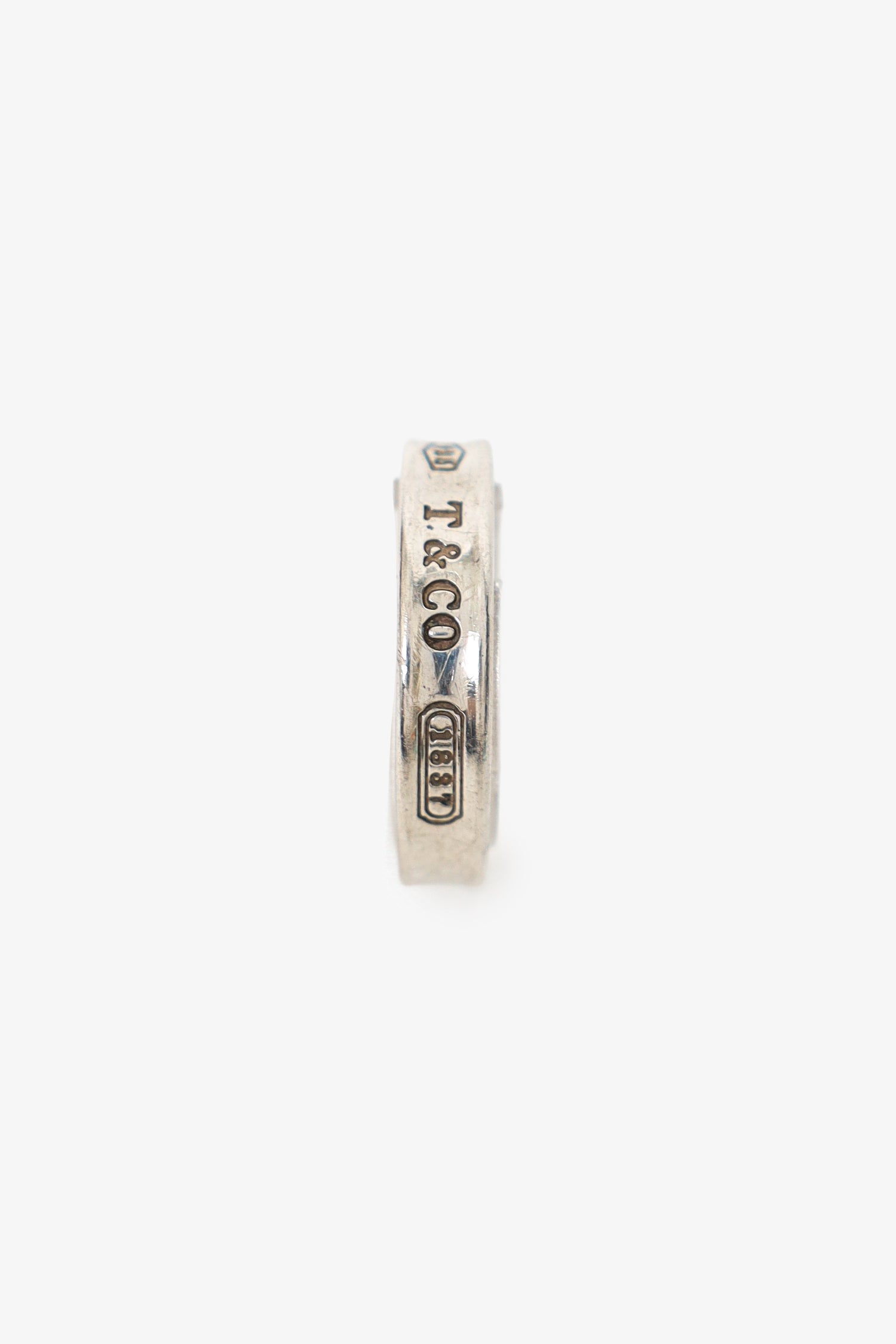 Tiffany & Co. Silver Narrow Band Ring