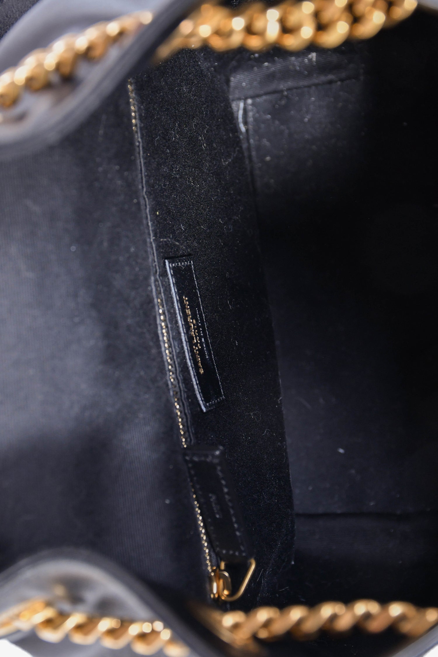 Saint Laurent 2022 Black Chevron Quilted Leather Joe Backpack