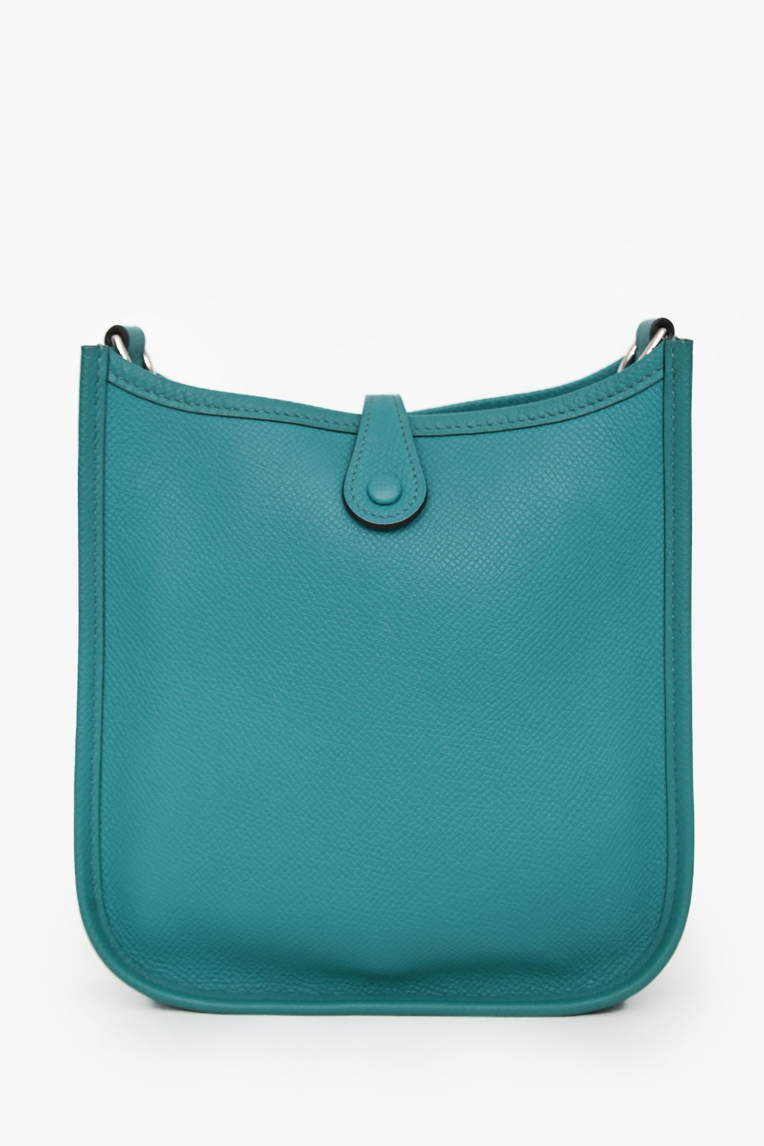 Hermès 2019 Turquoise Clemence Evelyne I Très Petite Modèle 16