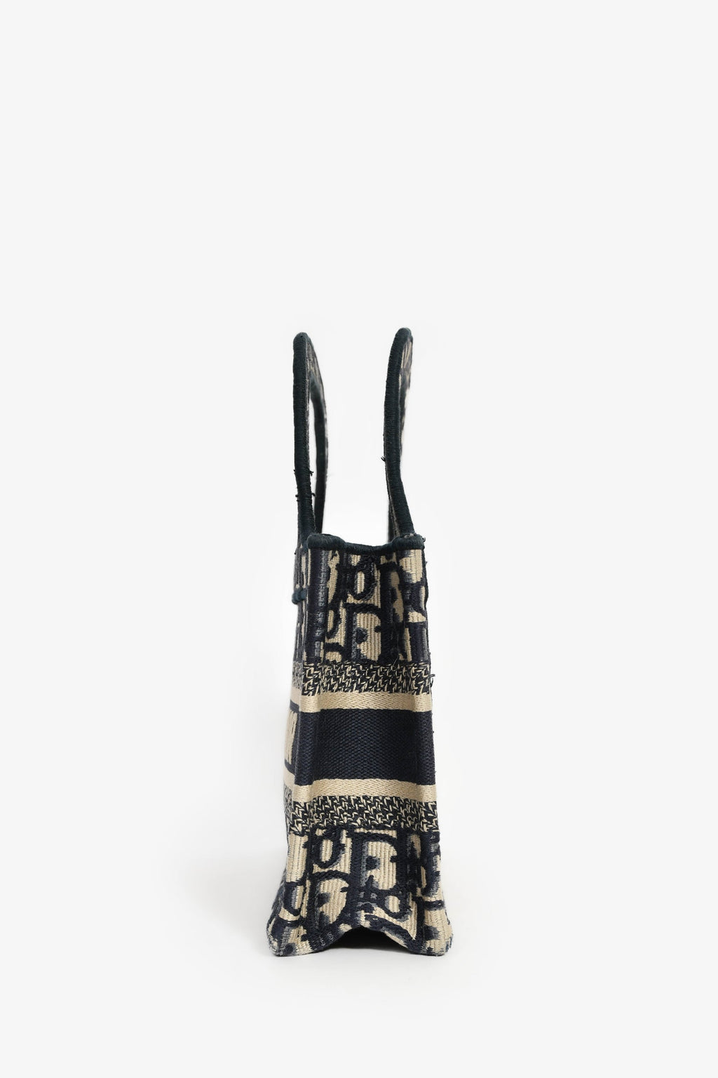Christian Dior 2020 Navy Oblique Mini Book Tote