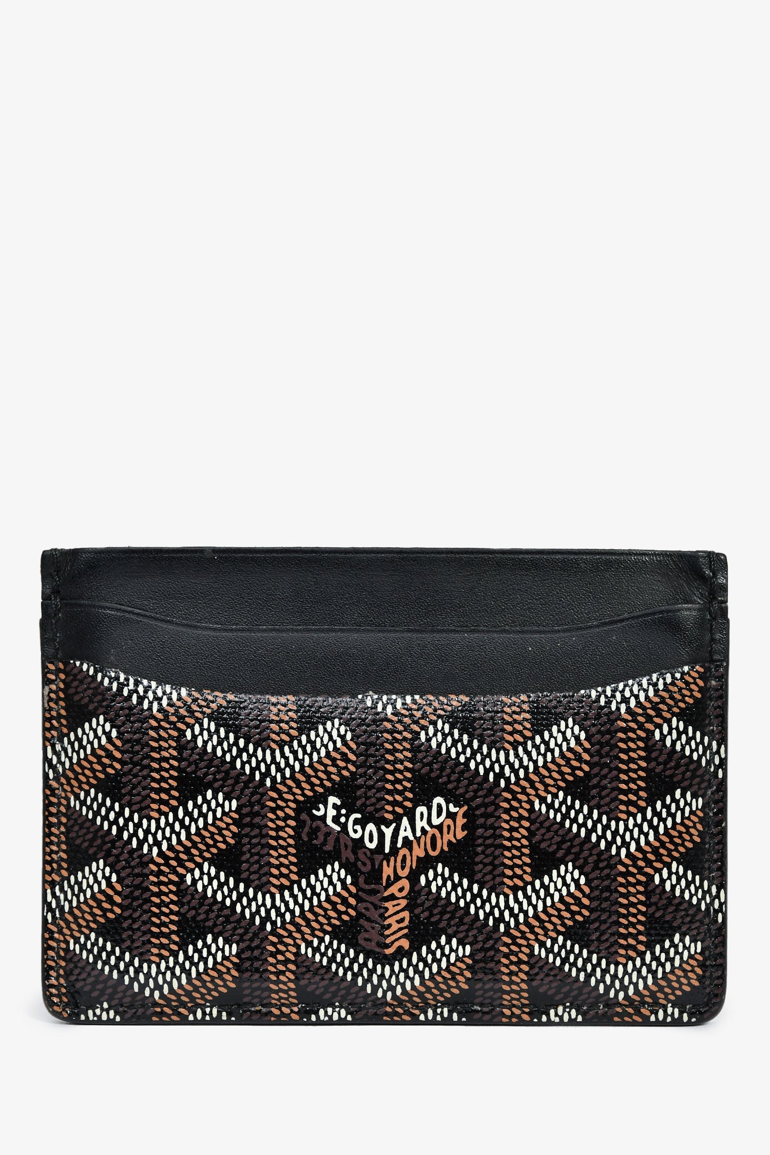 Goyard Black Leather 'Saint-Sulpice'  Holder